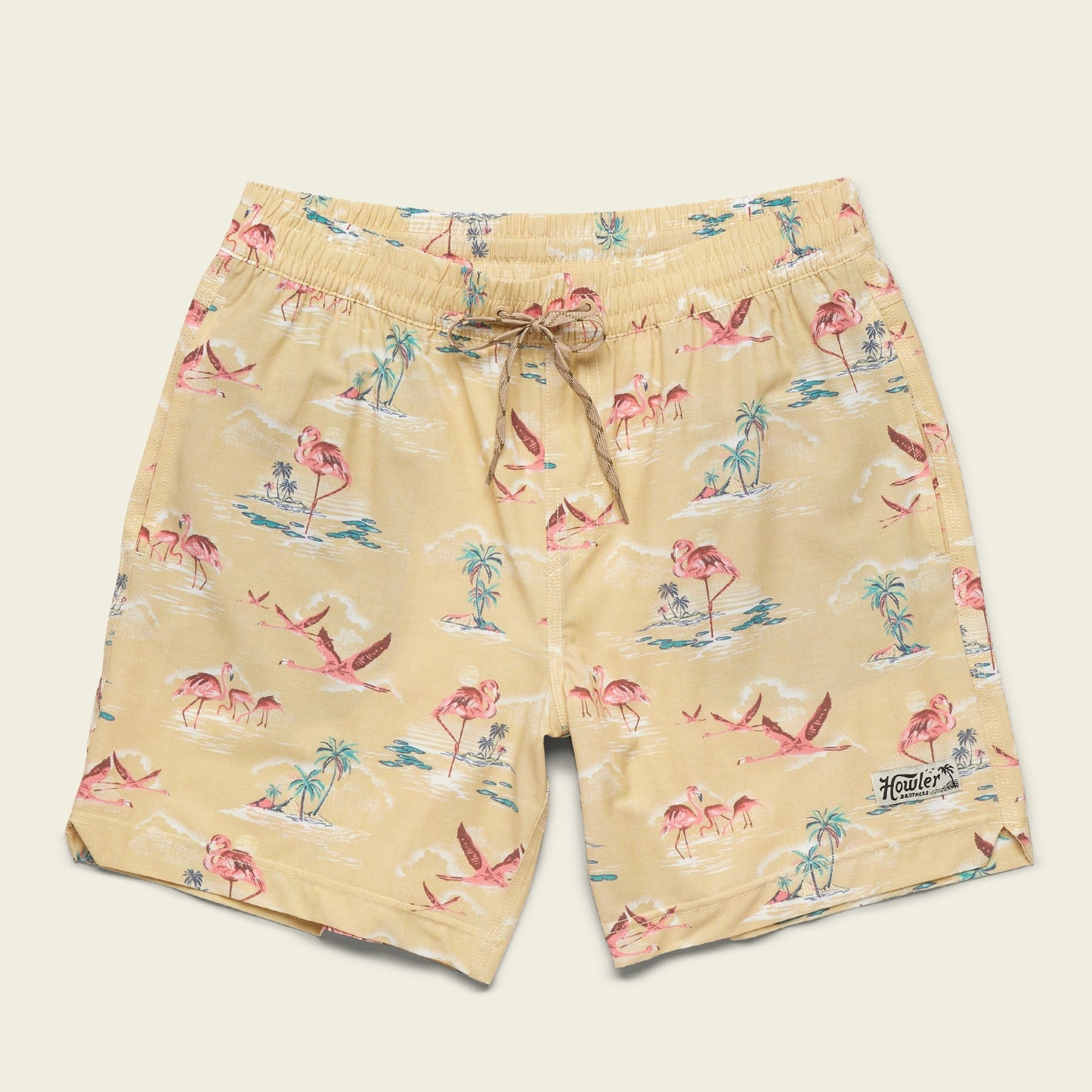 Deep Set Boardshorts 17" - Flamingo Flamboyance