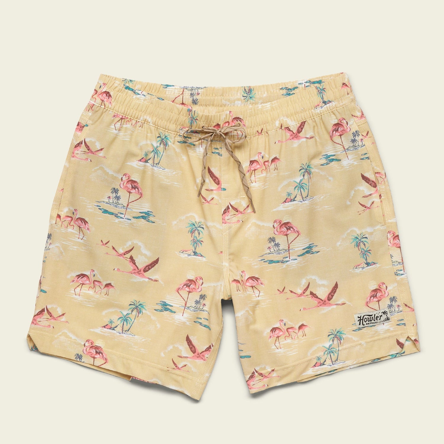 Deep Set Boardshorts 17" - Flamingo Flamboyance