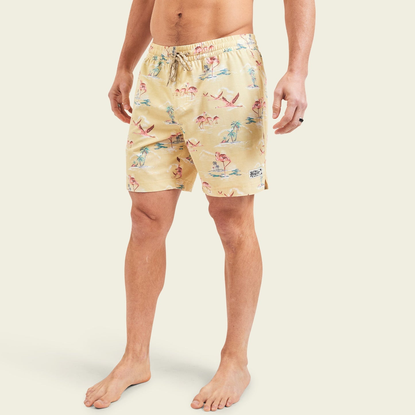 Deep Set Boardshorts 17" - Flamingo Flamboyance