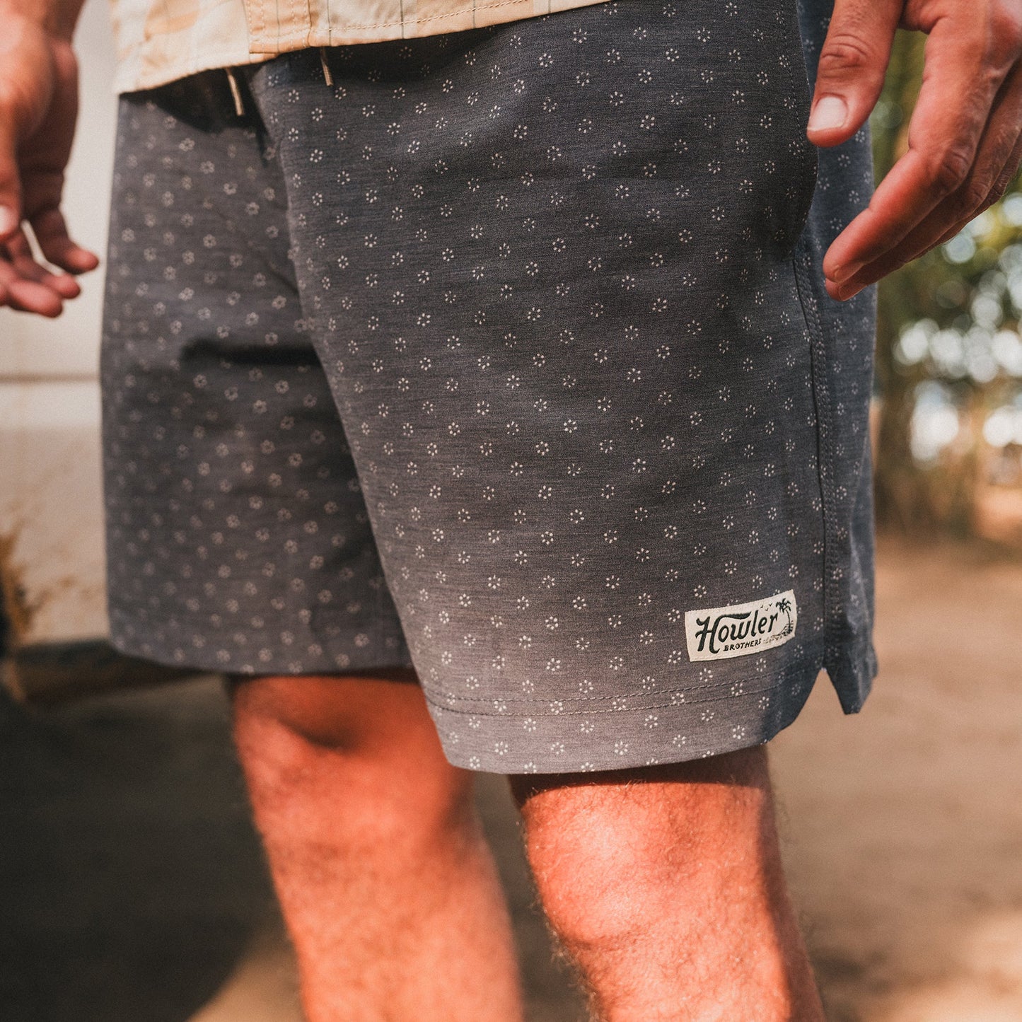 Deep Set Boardshorts 17" - Little Puddles : Nightfall