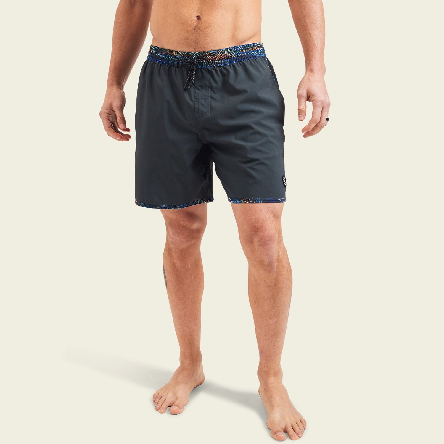 Warlock Tech Boardshorts 17" - Antique Black / Starfire