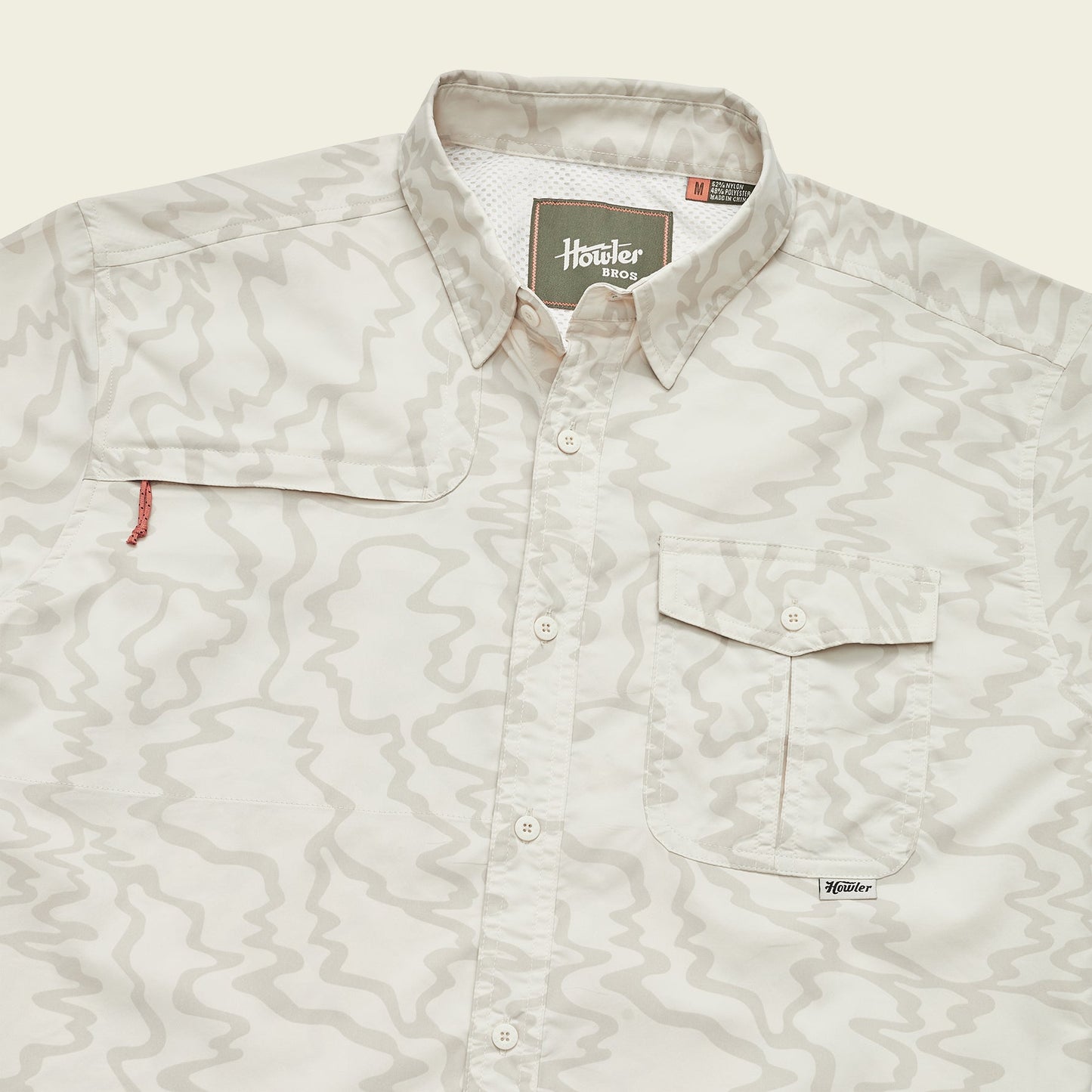 Matagorda Longsleeve Shirt - Ocean Motion : Off White