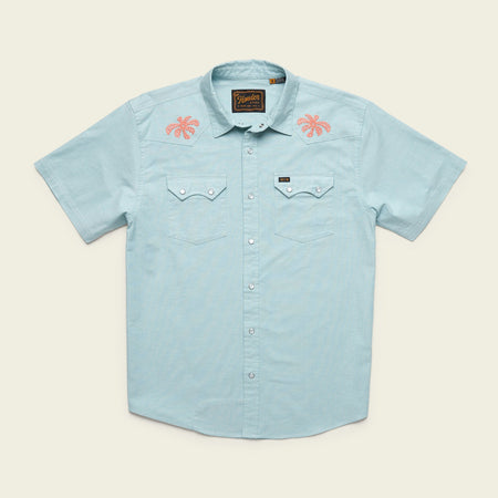 Crosscut Deluxe Shortsleeve Shirt - Fronds : Nile Blue – HOWLER