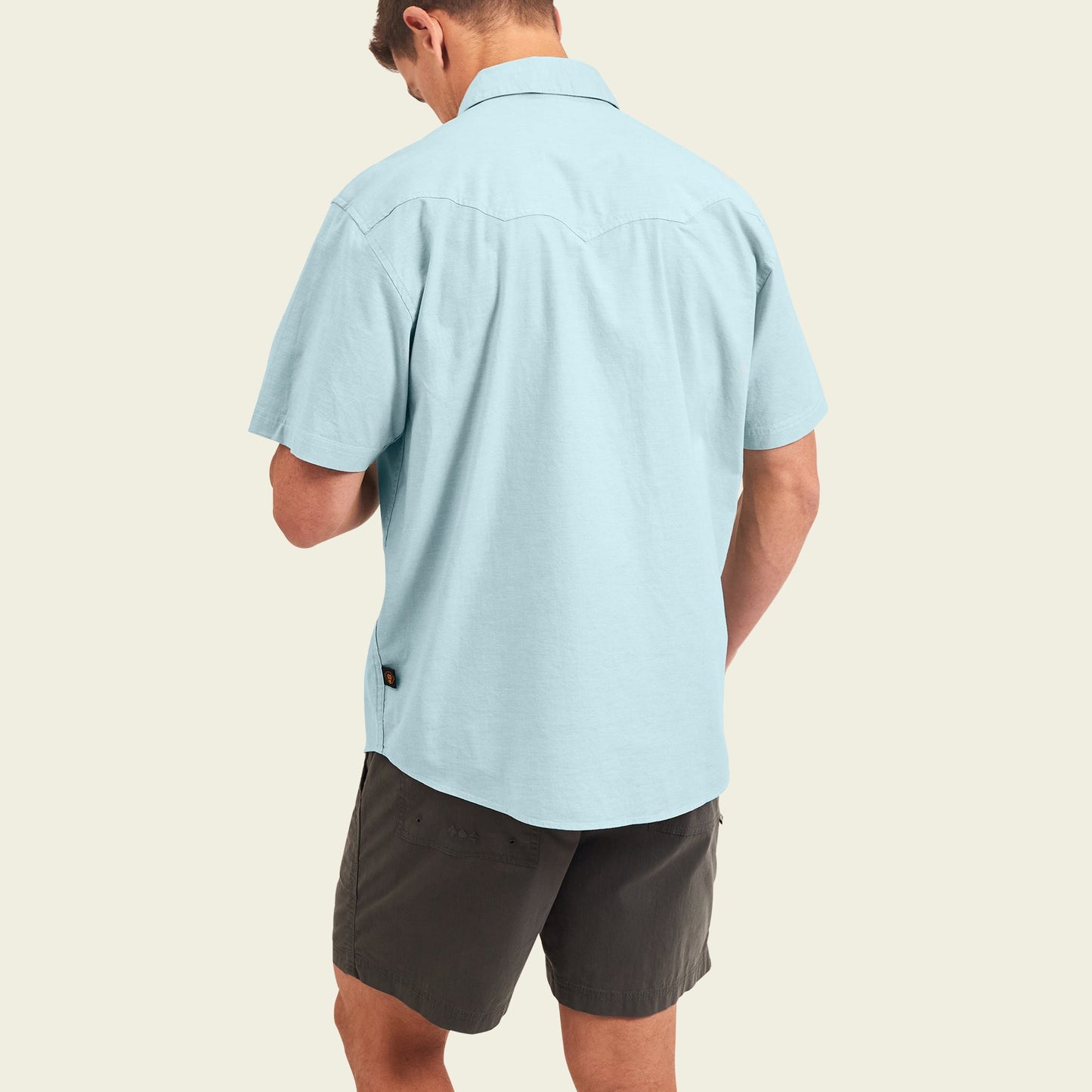 Crosscut Deluxe Shortsleeve Shirt - Fronds : Nile Blue