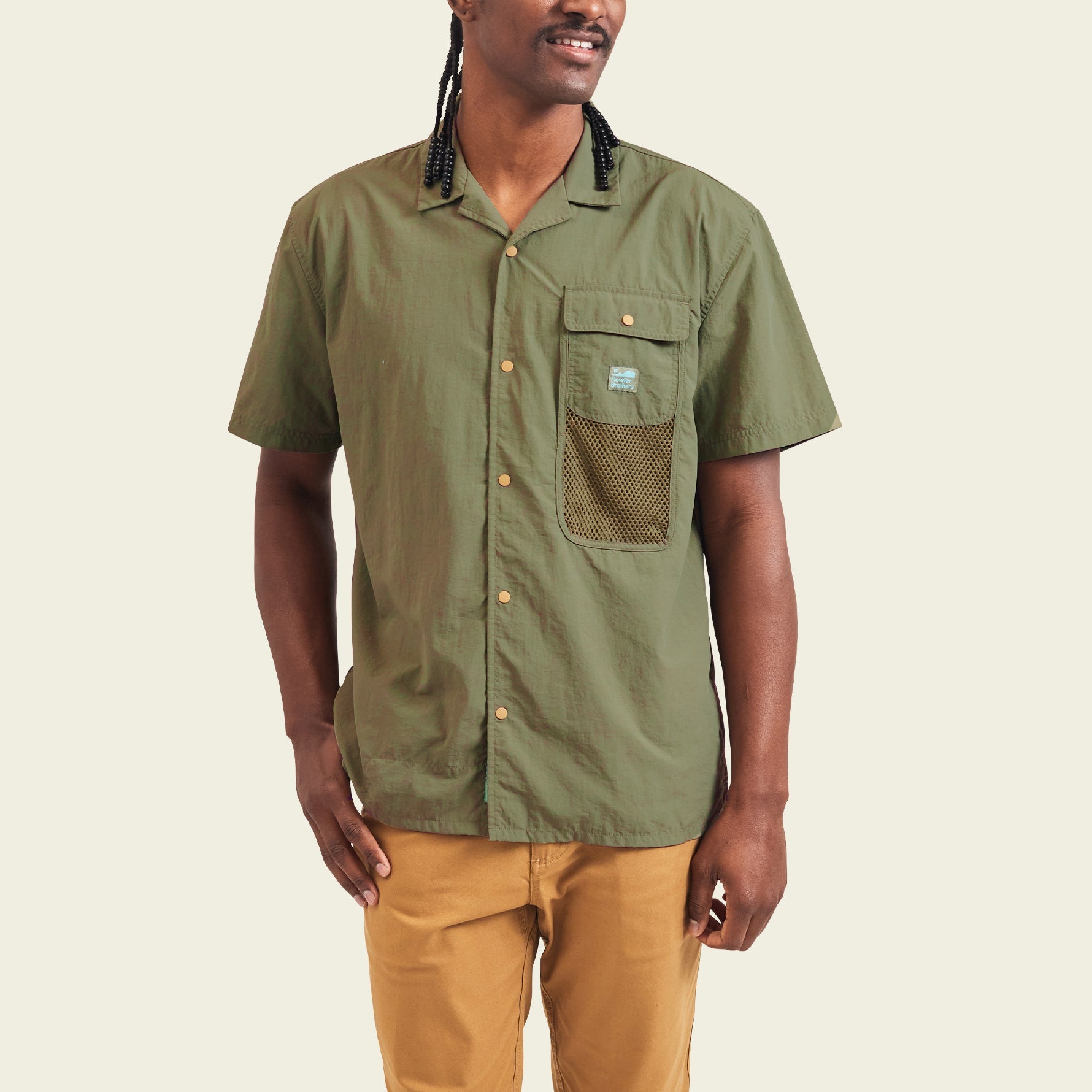 Forager Utility Shirt - Olive – HOWLER BROTHERS