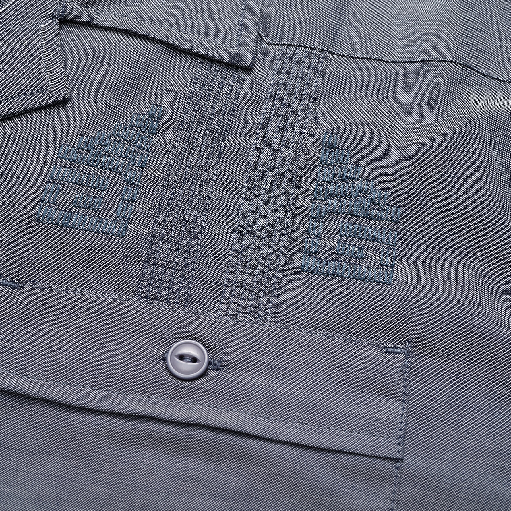 Guayabera Shirt - Indigo Blue Oxford – HOWLER BROTHERS