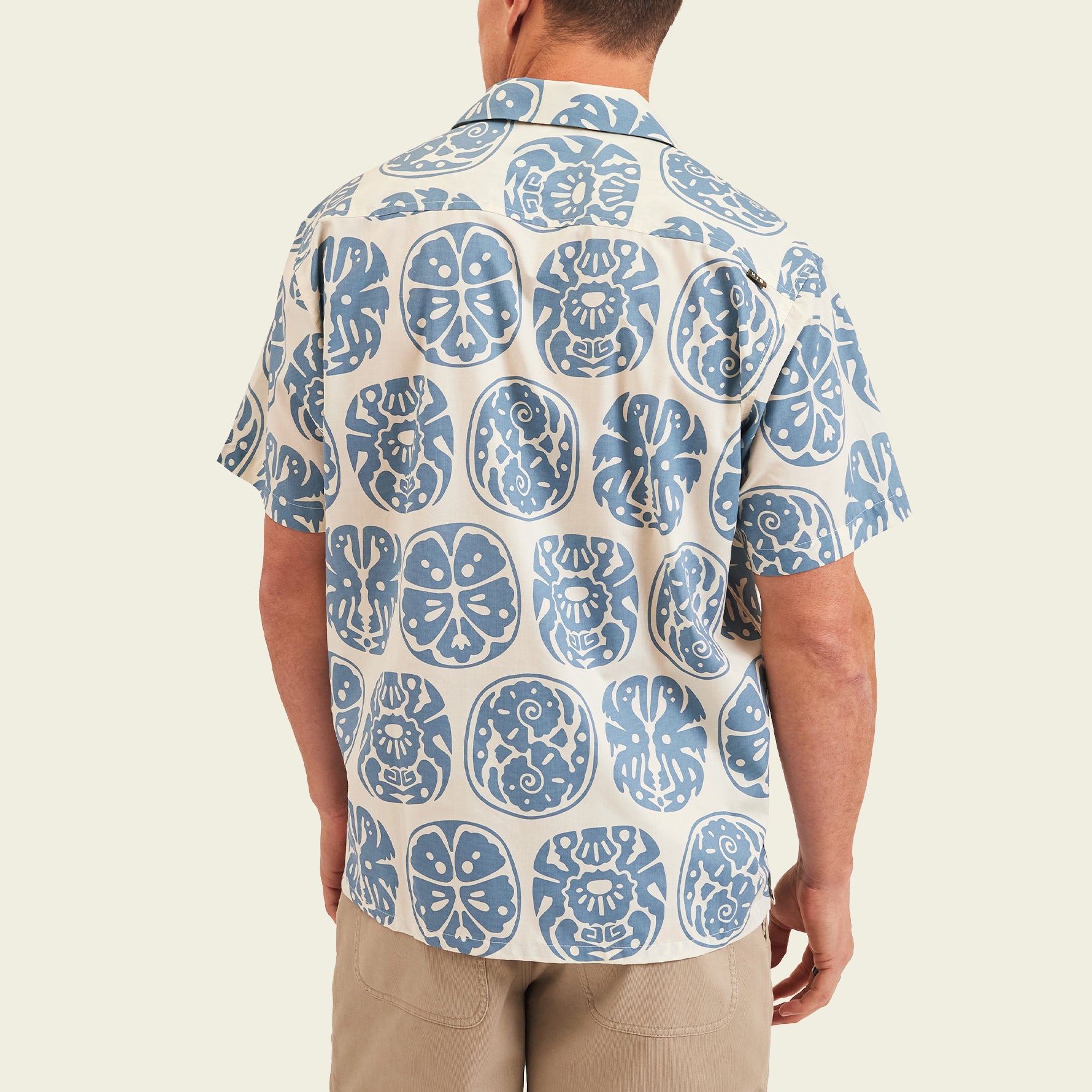 MAYO BIRD OF PARADISE BONE SHIRTS Lサイズ Men's White Bone Monoloha Hawaiian Shirt | Howler Brothers