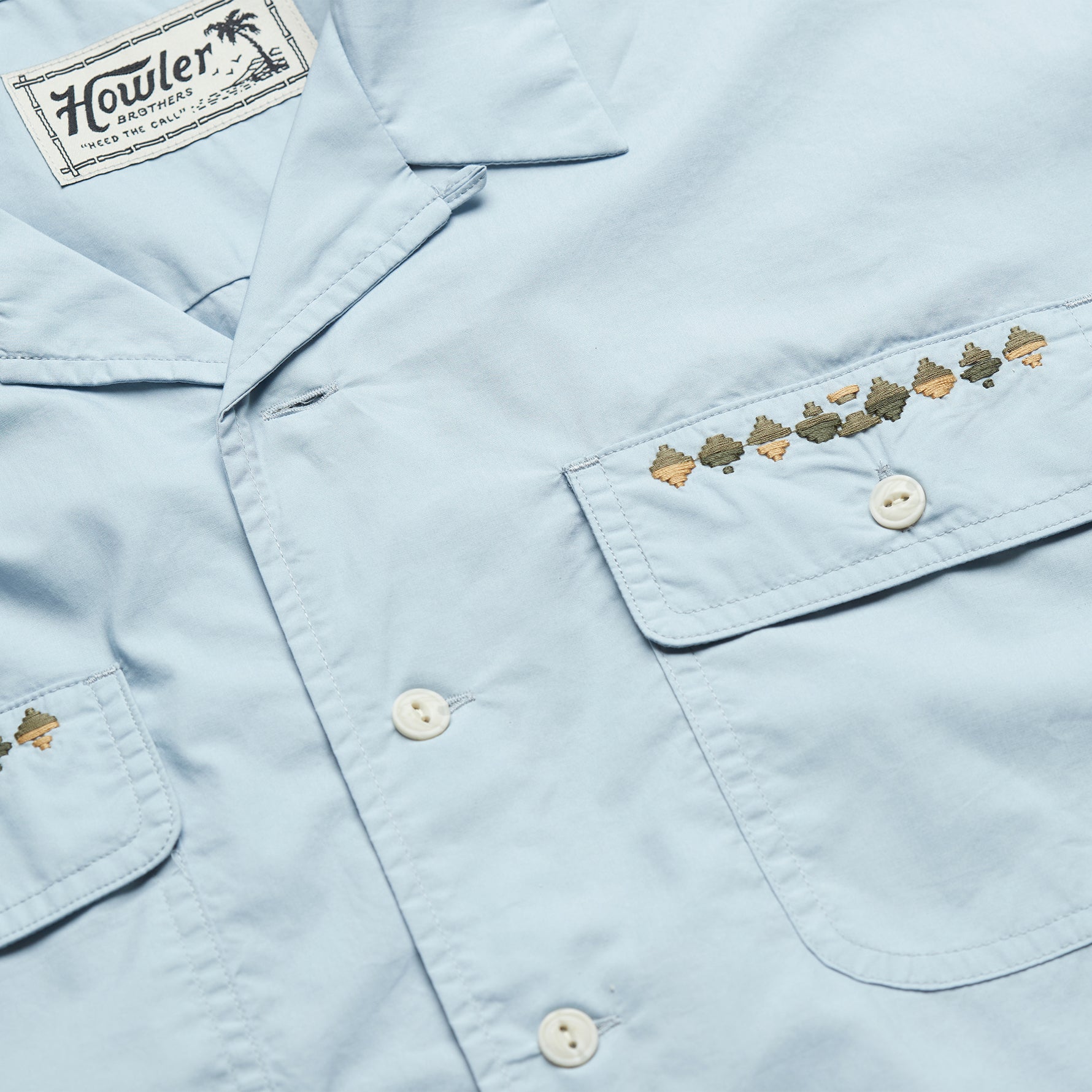 【美品】ENFOLD 2024 HOLE-COLLAR SHIRT Shores Club Shirt - Niagra – HOWLER BROTHERS