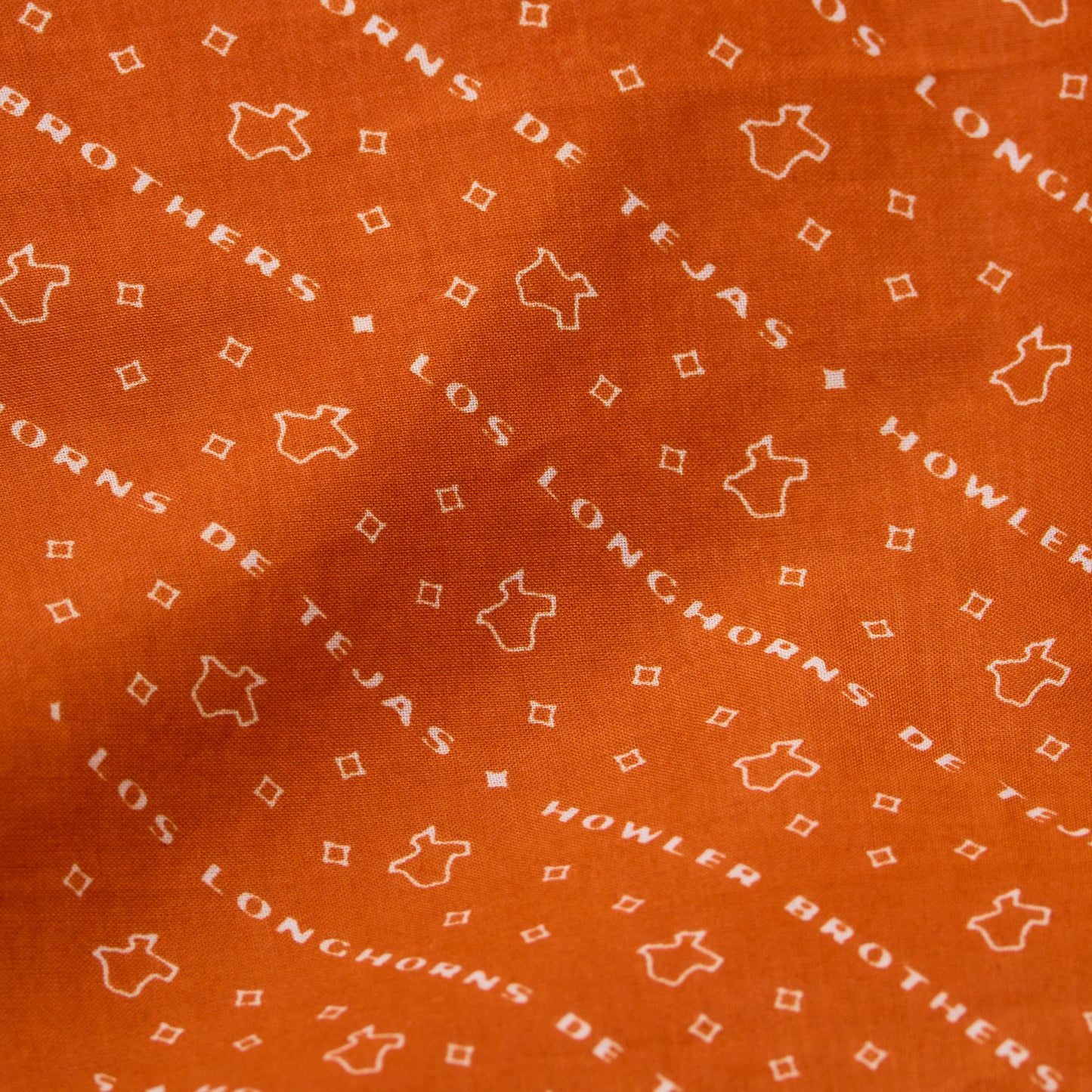Texas Longhorns Bandana - Los Longhorns Stripe : Burnt Orange
