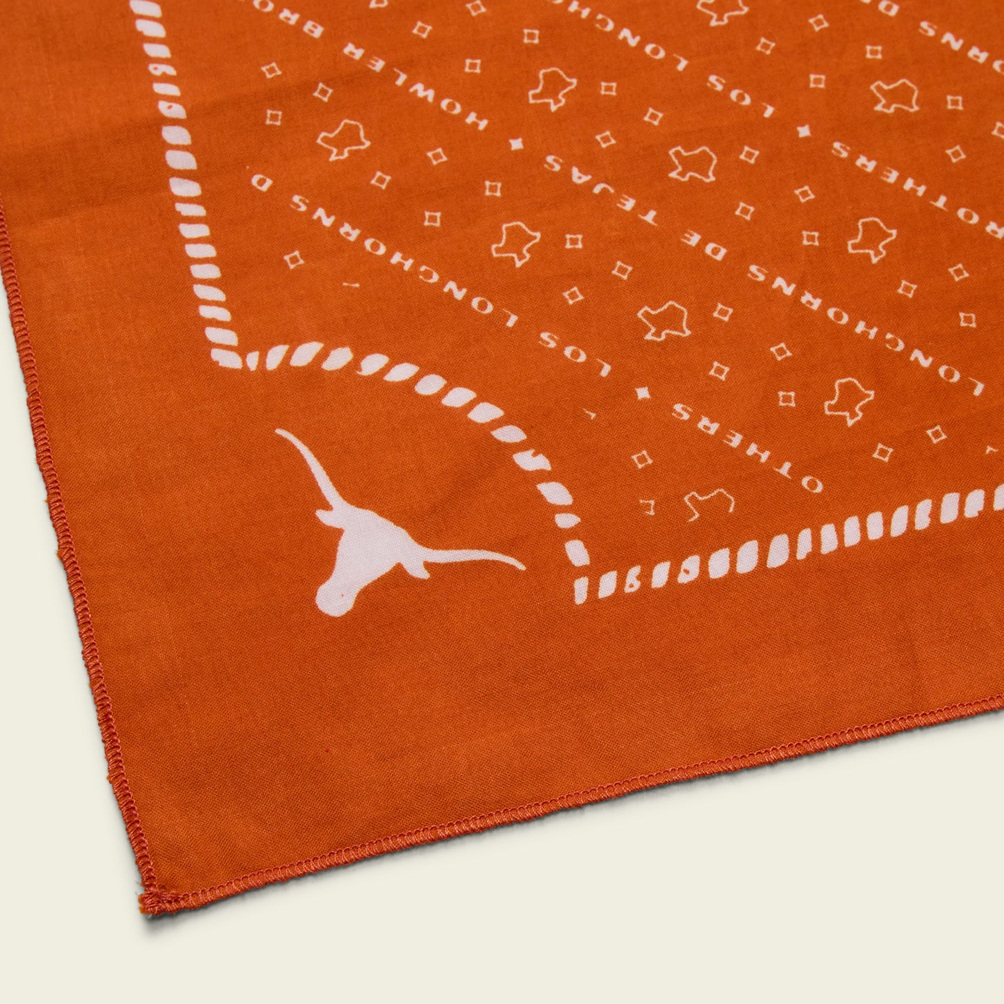 Texas Longhorns Bandana - Los Longhorns Stripe : Burnt Orange