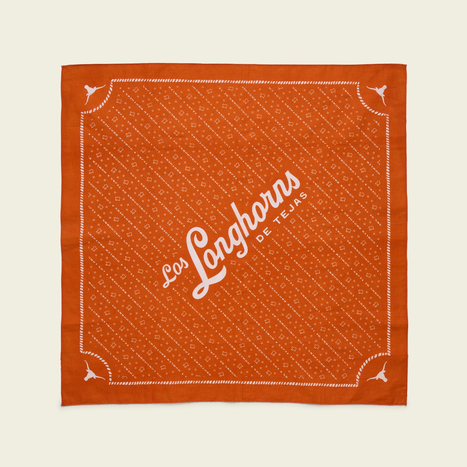 Texas Longhorns Bandana - Los Longhorns Stripe : Burnt Orange