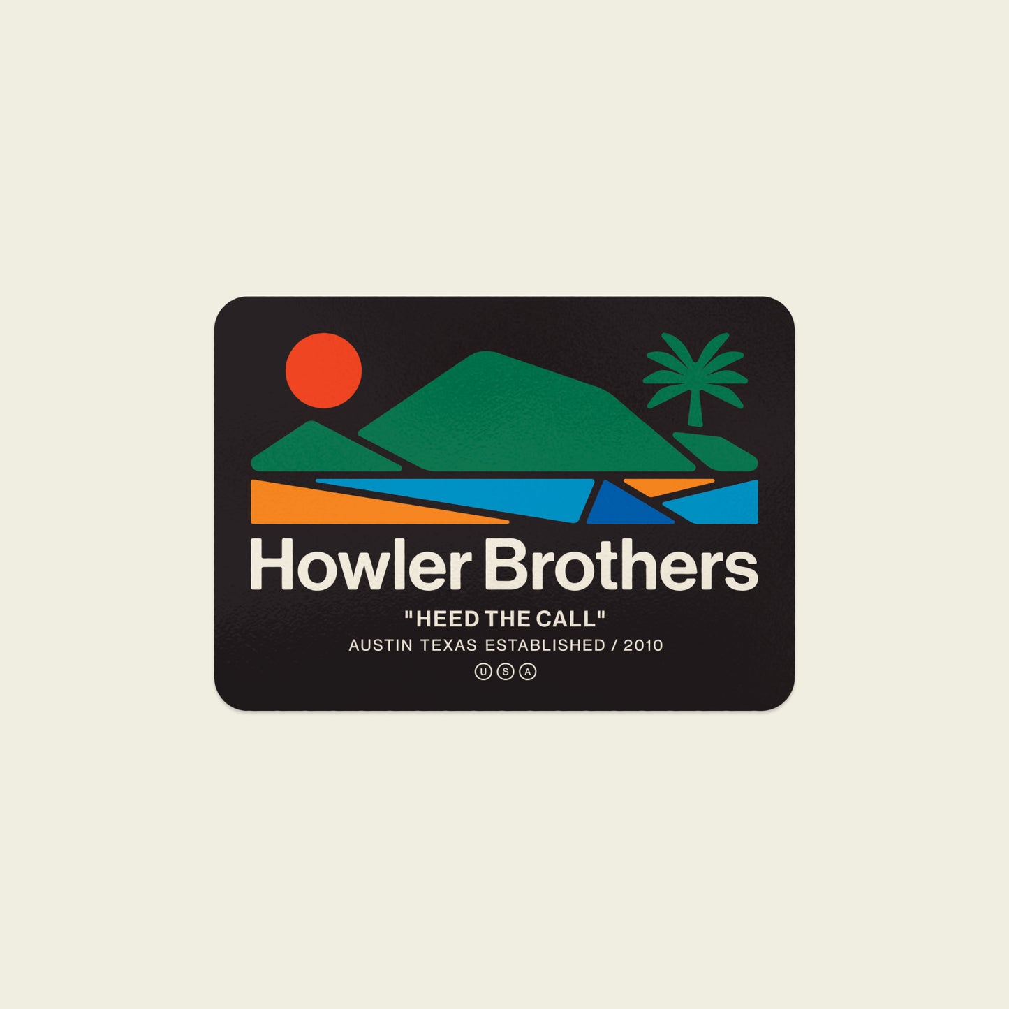 Bahía de Howler Sticker