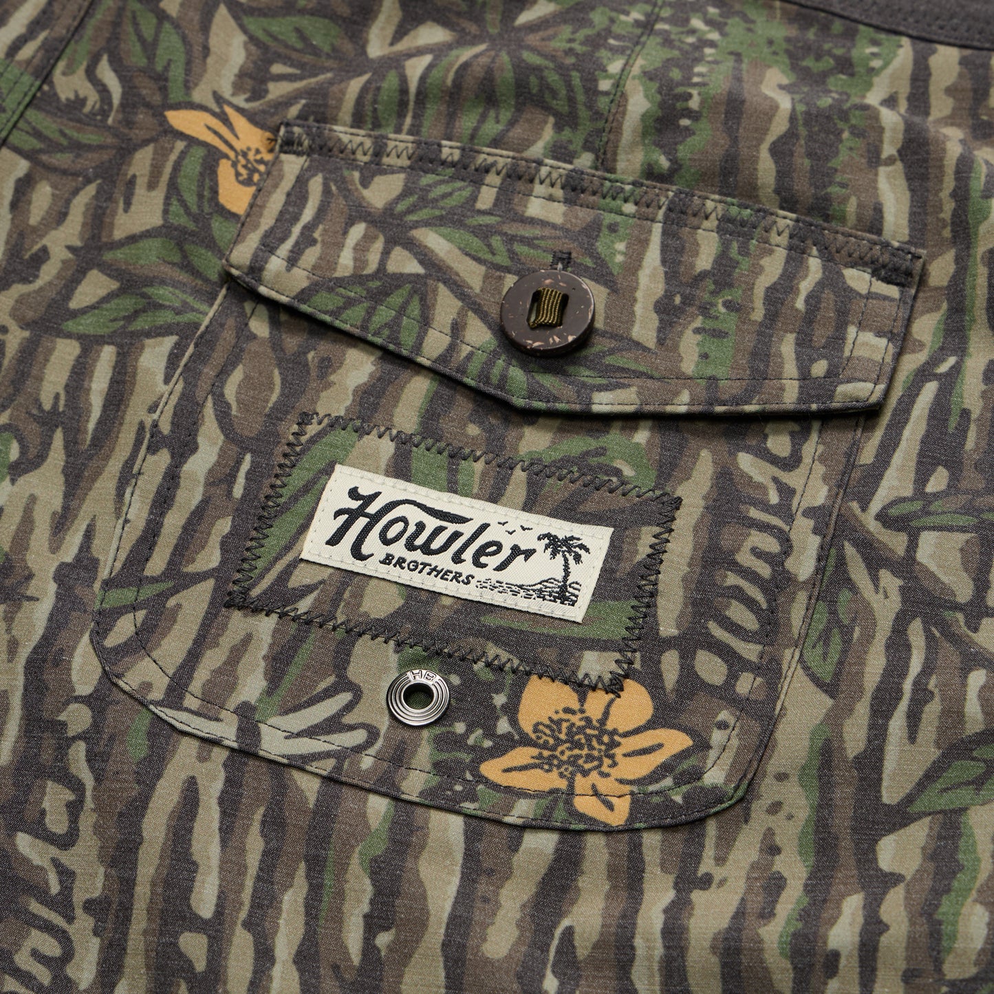 Bruja Boardshorts 18.5" - Swamp Country