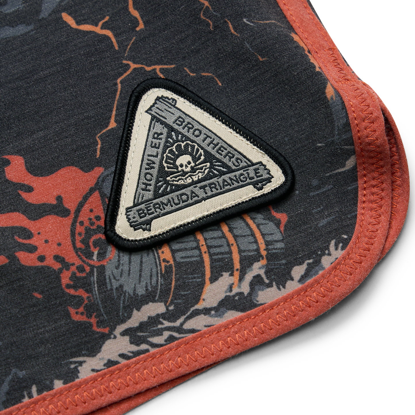 Bermuda Triangle Bruja Boardshorts - Storm’s Eye : Antique Black