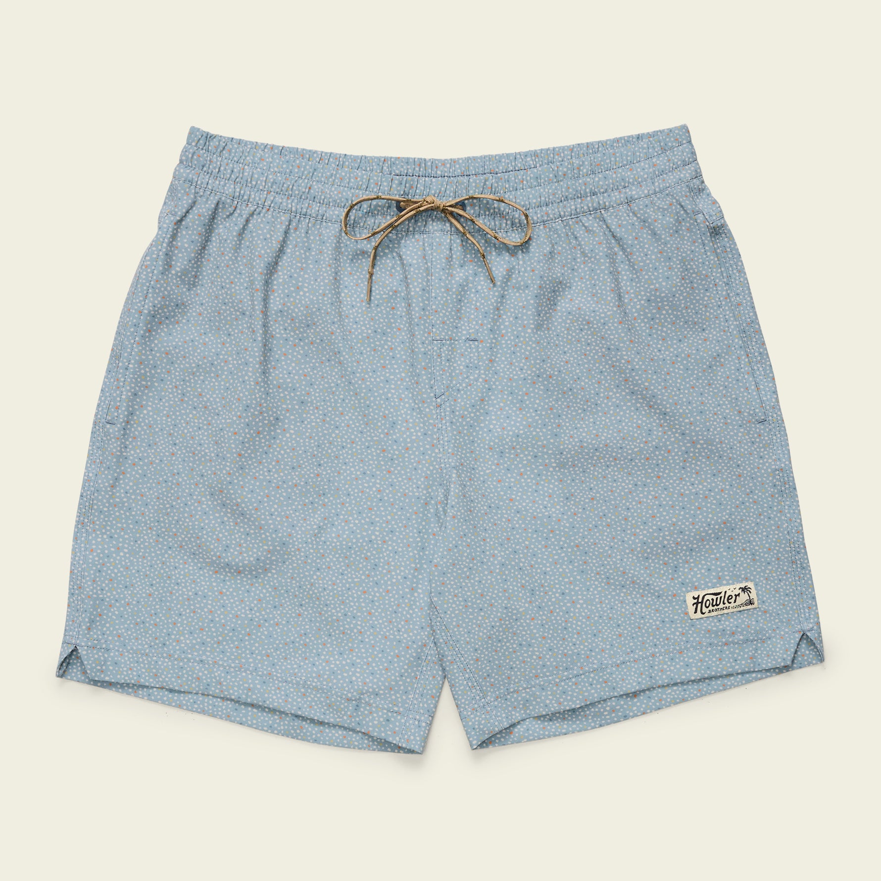 Deep Set Boardshorts 17" - Lotsa Dots : Pool Blue