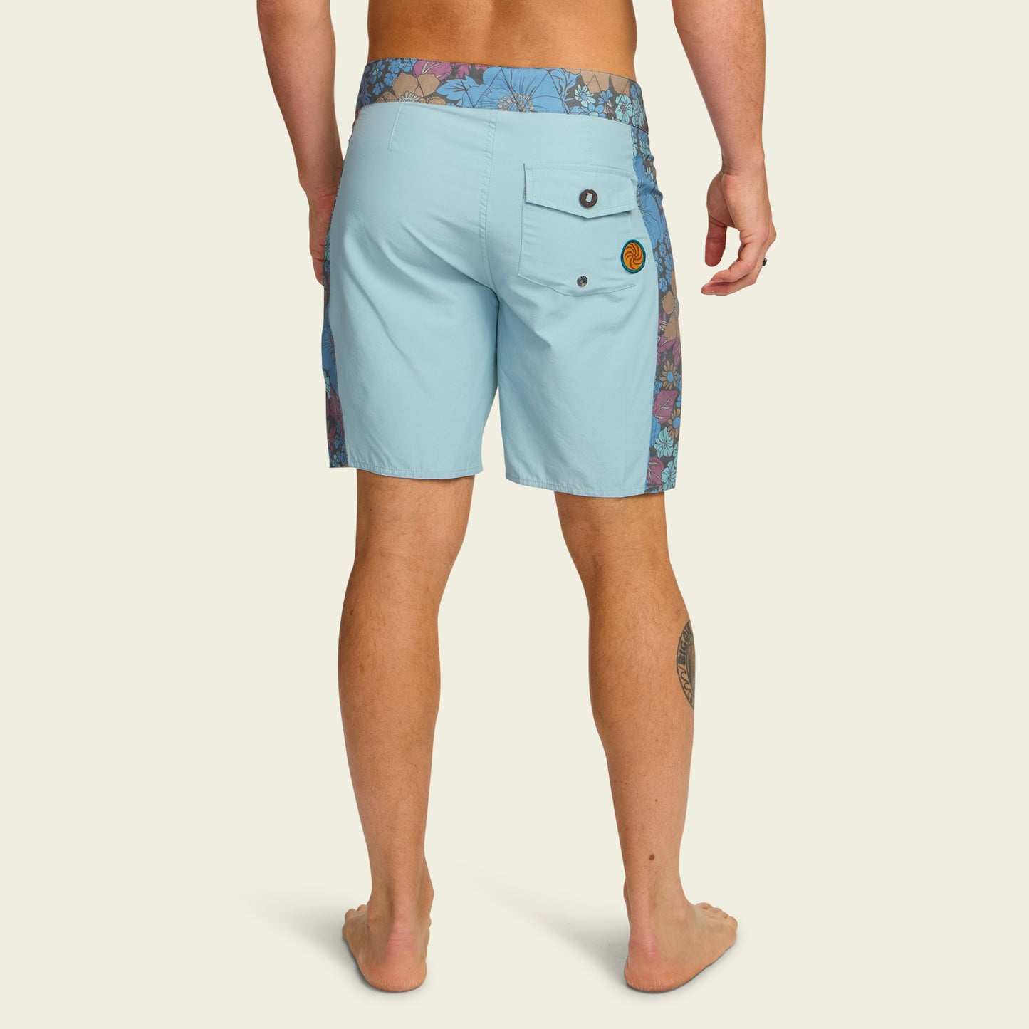 Ensueño Boardshorts 18" - Flower Power : Pool Blue
