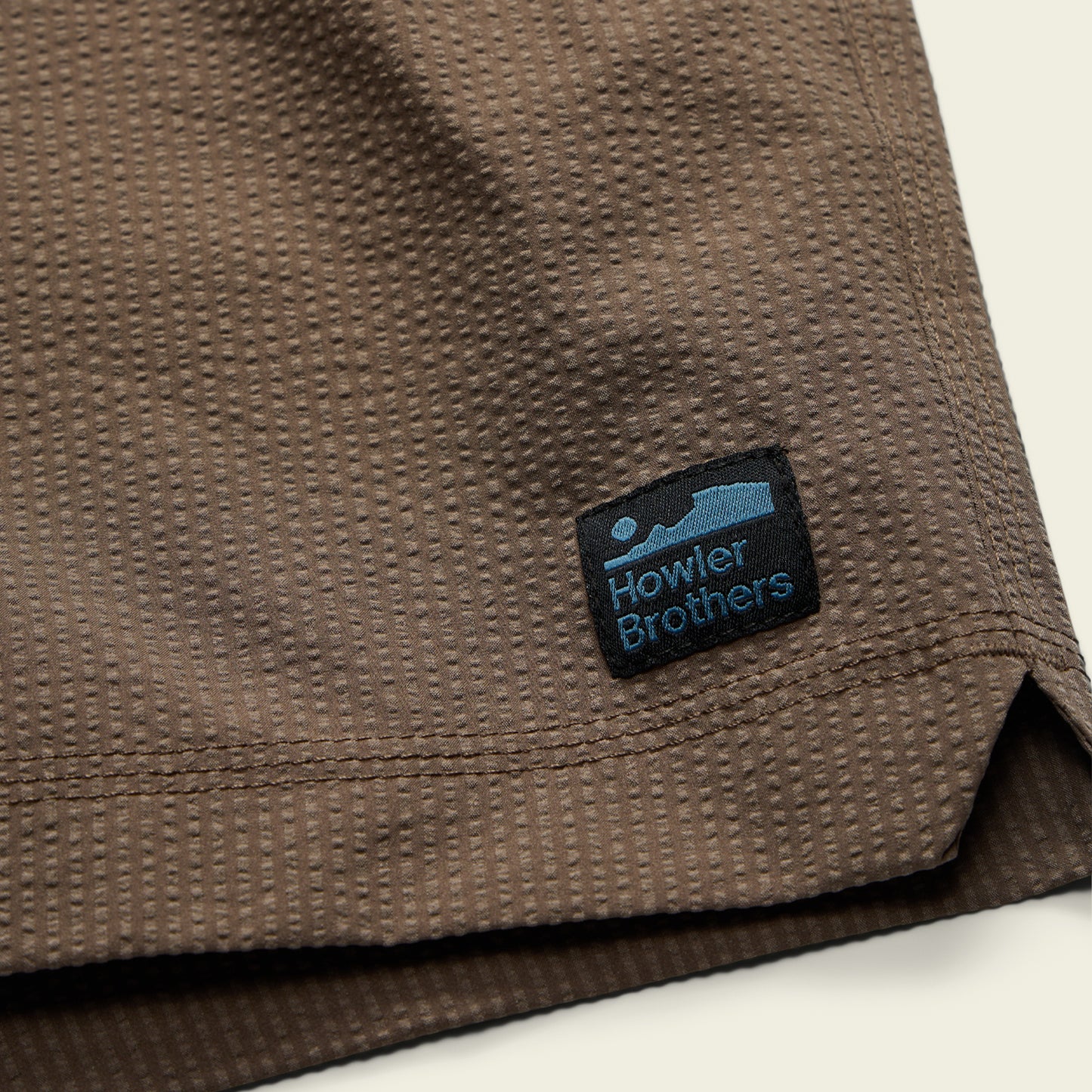 Salado Shorts - Seersucker : Morel