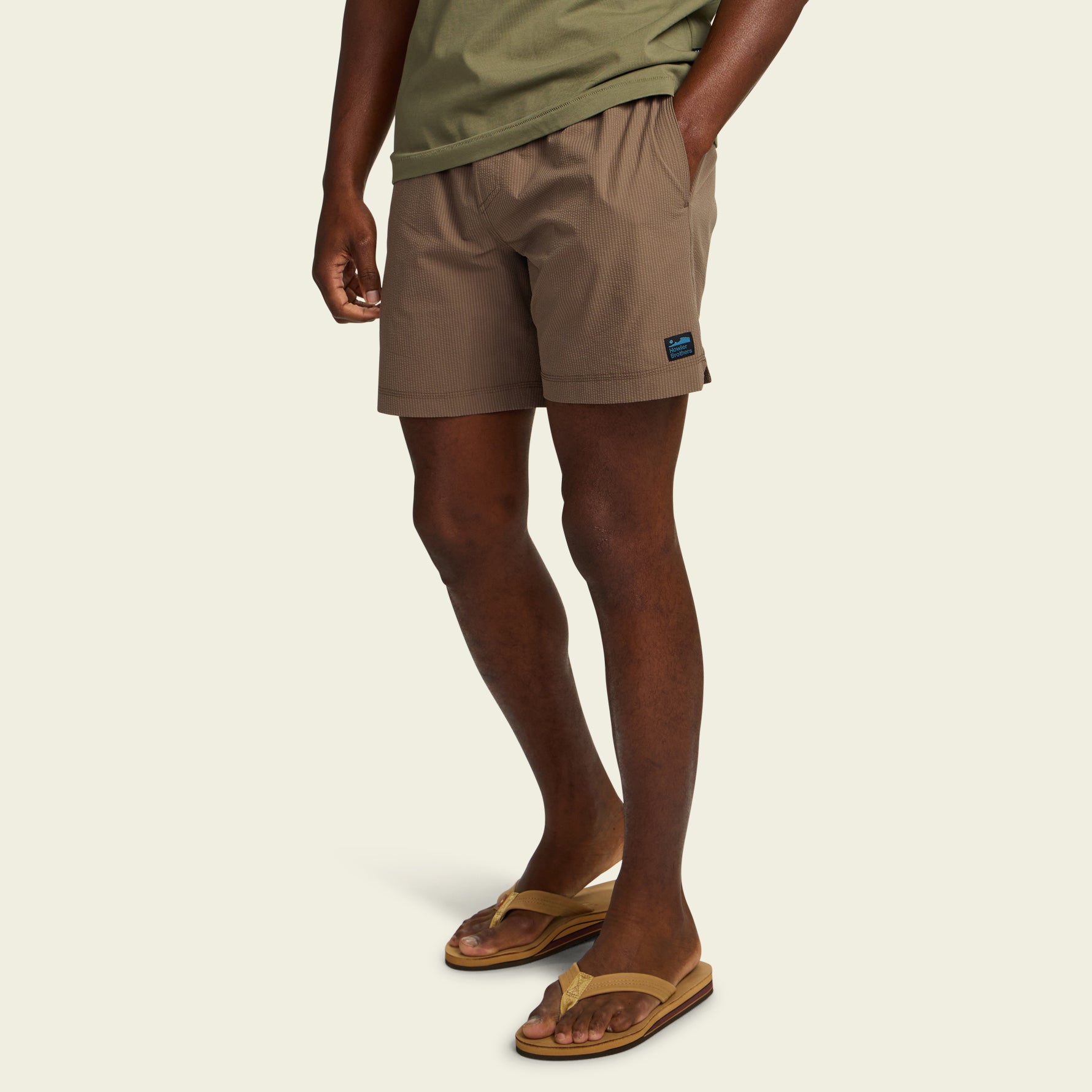 Salado Shorts - Seersucker : Morel – HOWLER BROTHERS