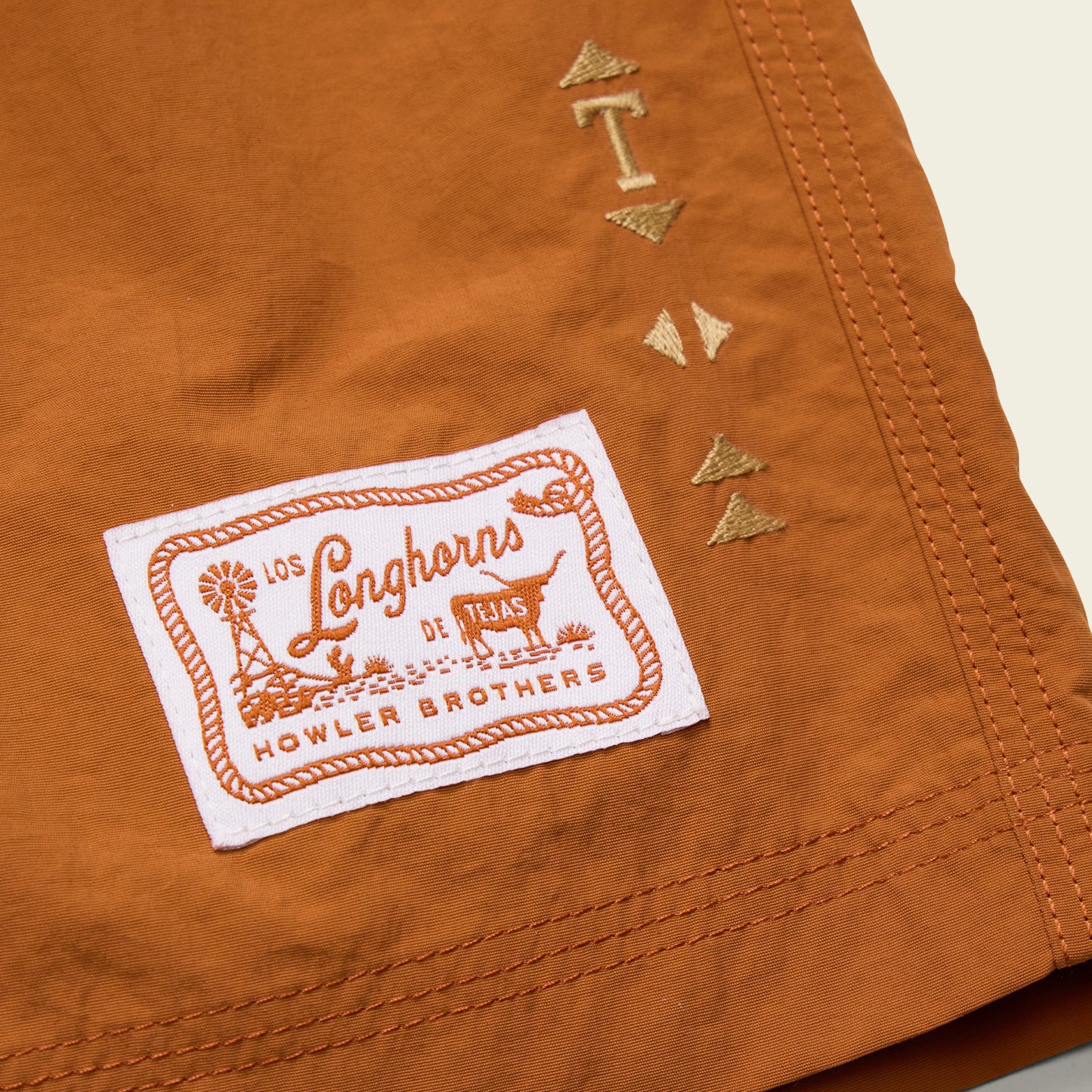 Texas Longhorns Salado Shorts - Tejas Jacquard : Burnt Orange