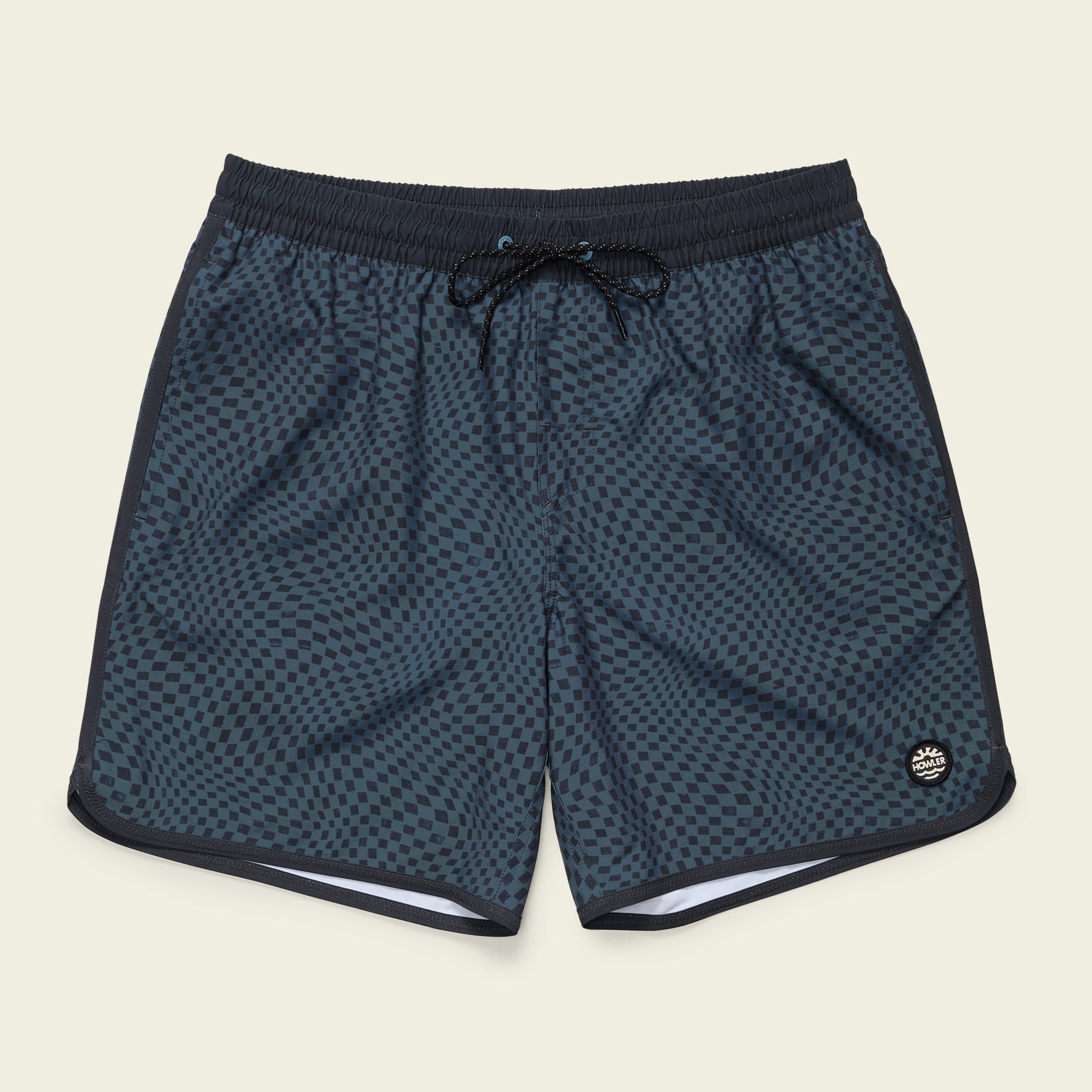 Warlock Tech Boardshorts 17" - Warped Checkers : Dark Slate