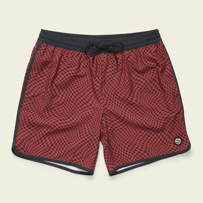 Warlock Tech Boardshorts 17" - Warped Checkers : Red River
