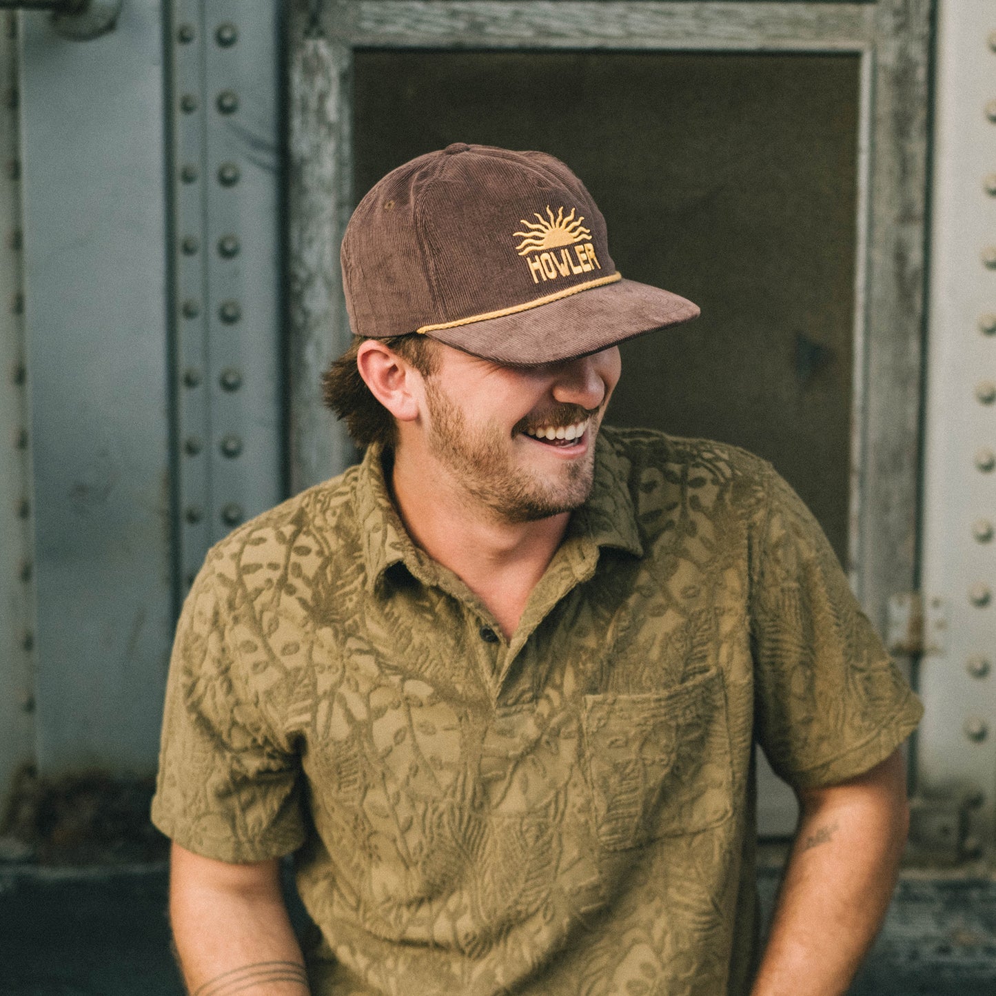El Sol Snapback - Brown Corduroy