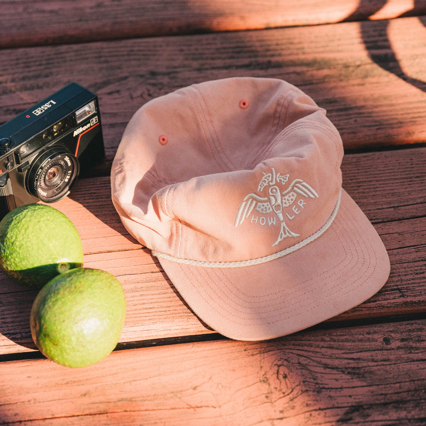 Fresh Catch Snapback - Dusty Pink