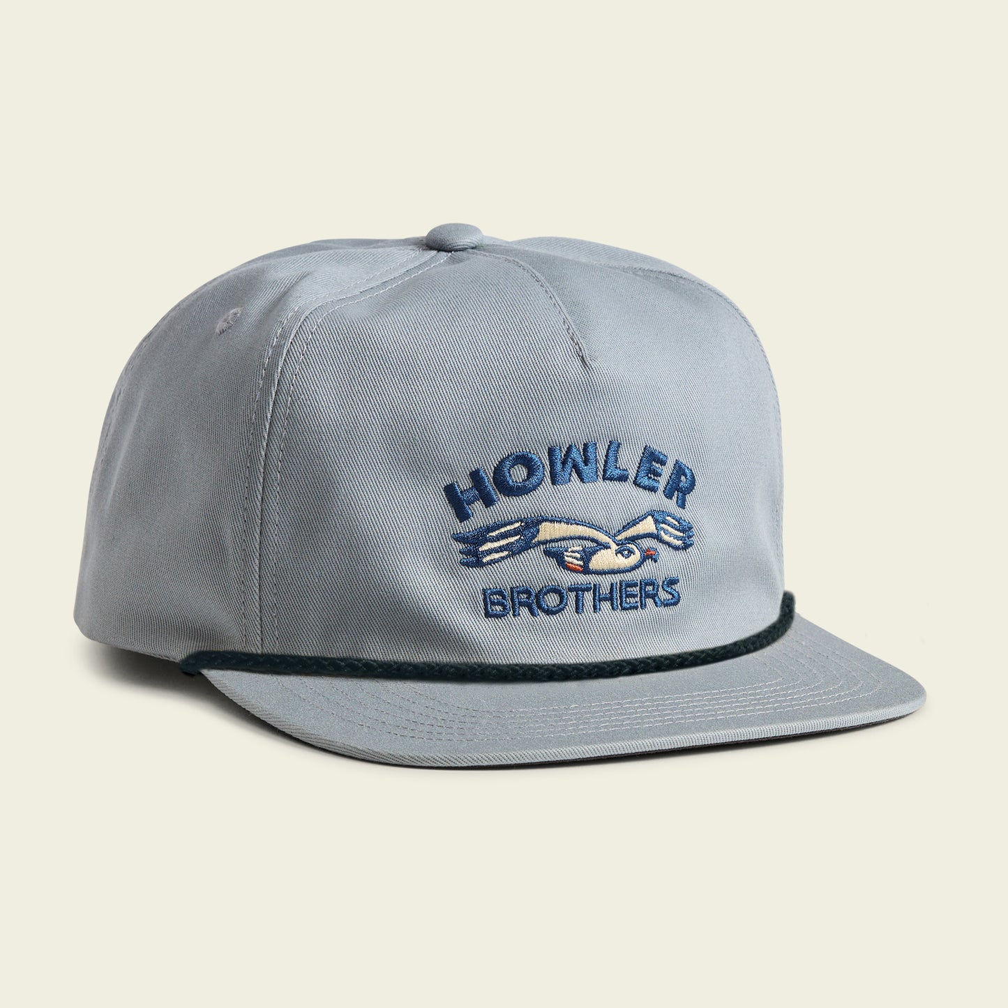 Lone Gull Snapback - Stone Blue