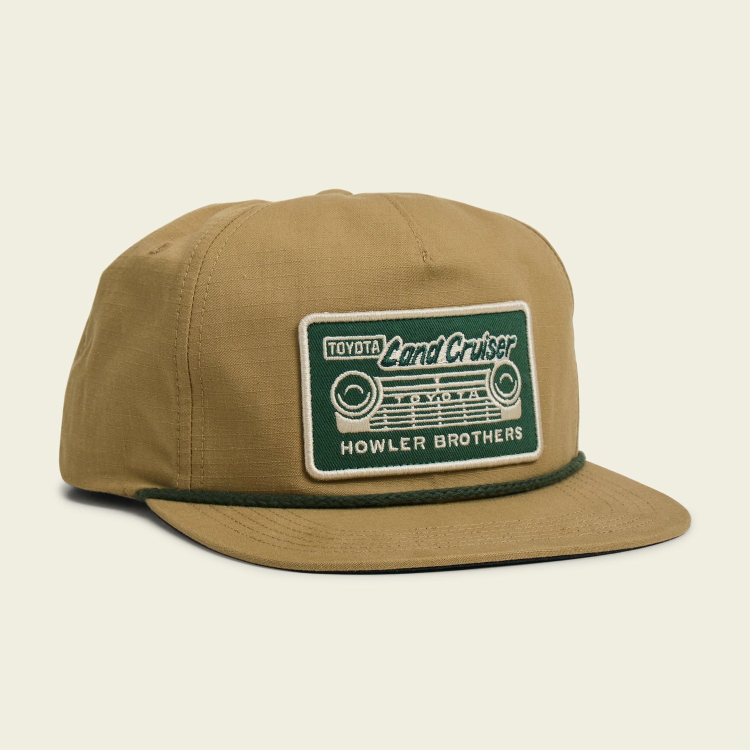 Land Cruiser Snapback - Grill View : British Khaki