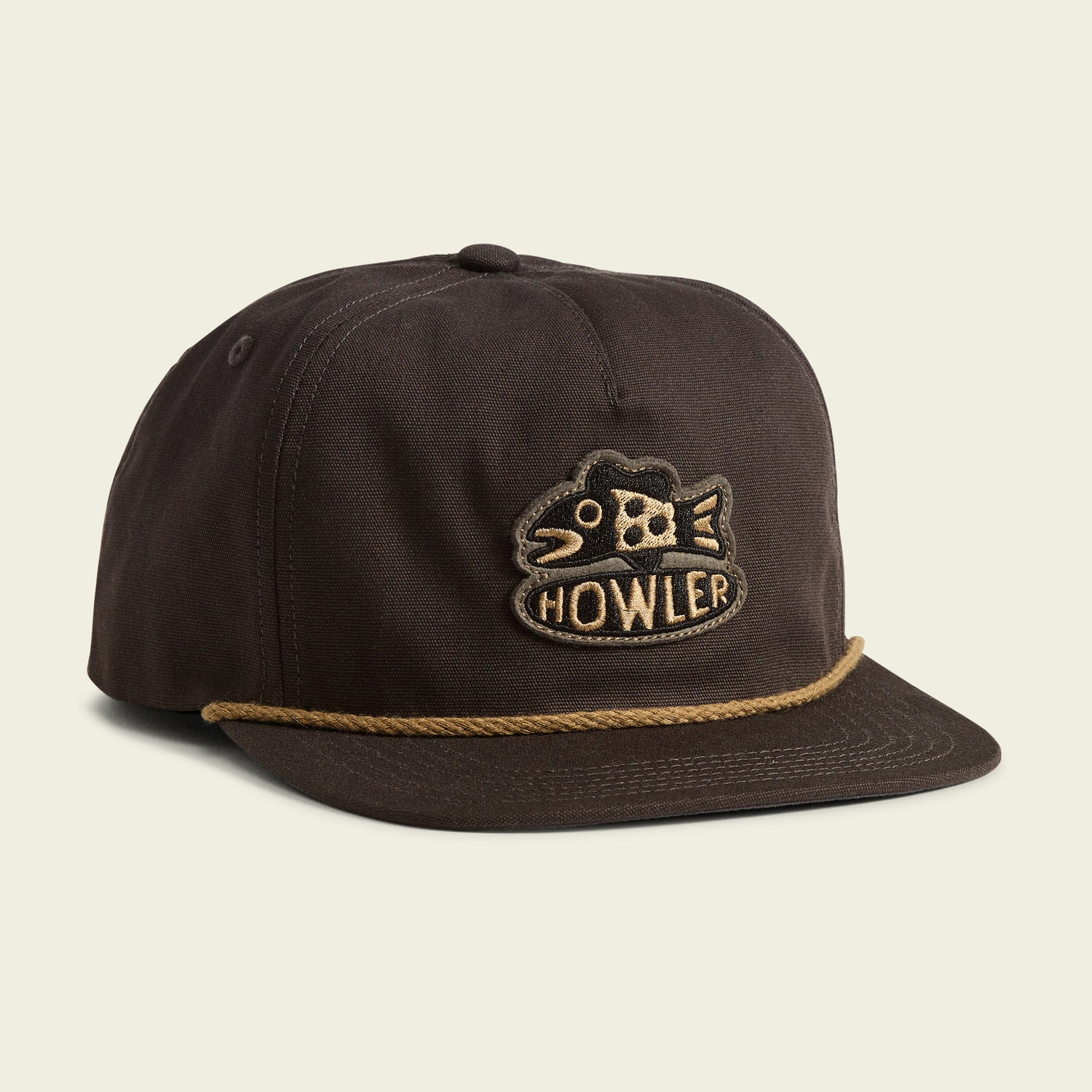 Travelin' Fish Snapback - Antique Black