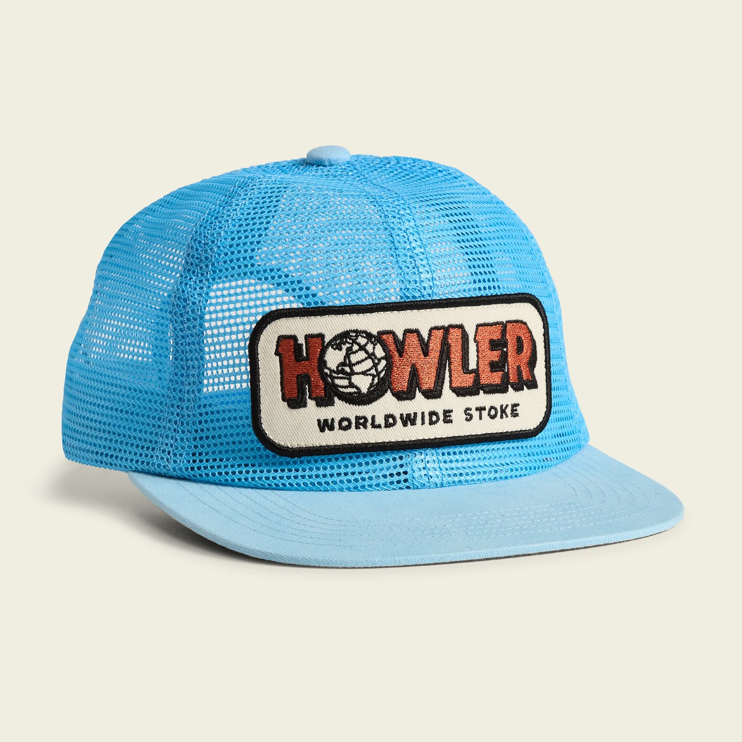 Worldwide Stoke Snapback - Light Blue
