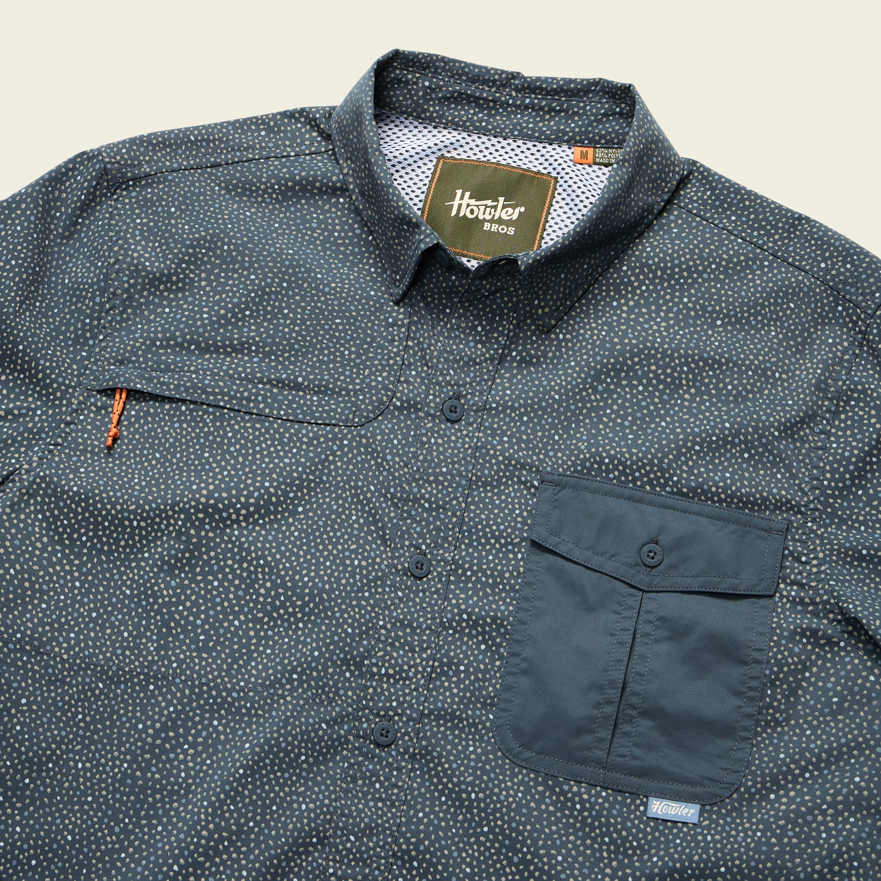 Matagorda Longsleeve - Lotsa Dots : Dark Slate – HOWLER BROTHERS