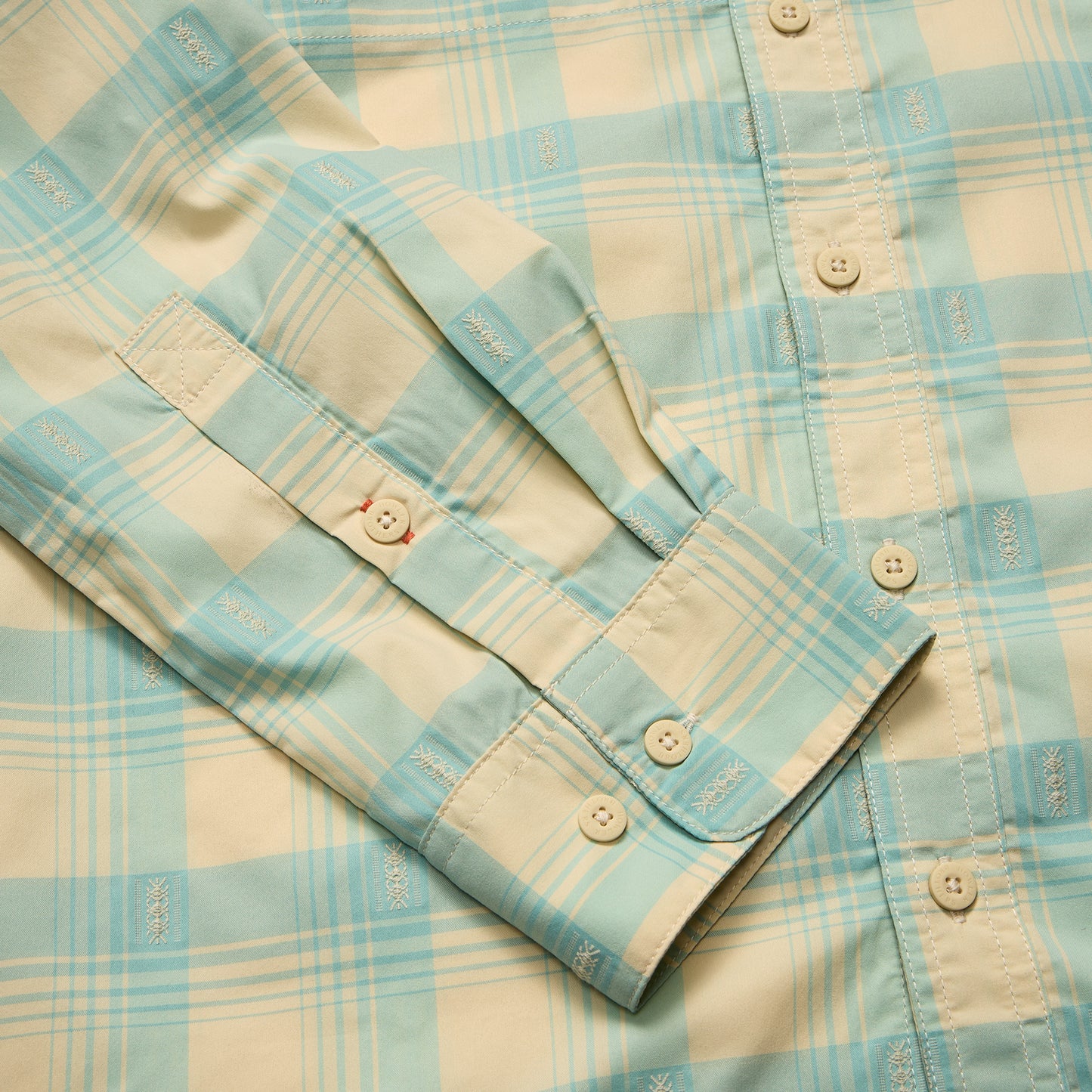 Matagorda Longsleeve - Sheldon Dobby Plaid : Parchment
