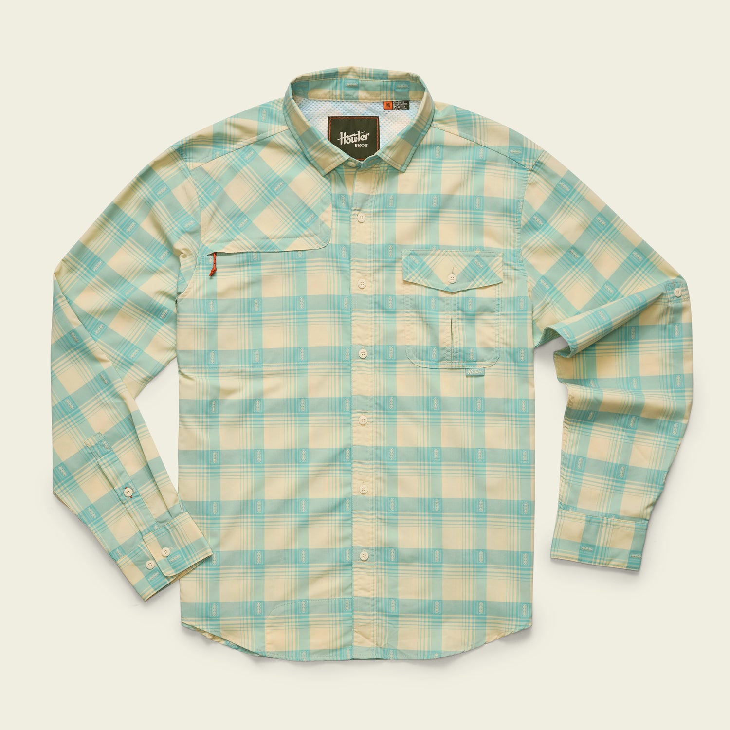 Matagorda Longsleeve - Sheldon Dobby Plaid : Parchment