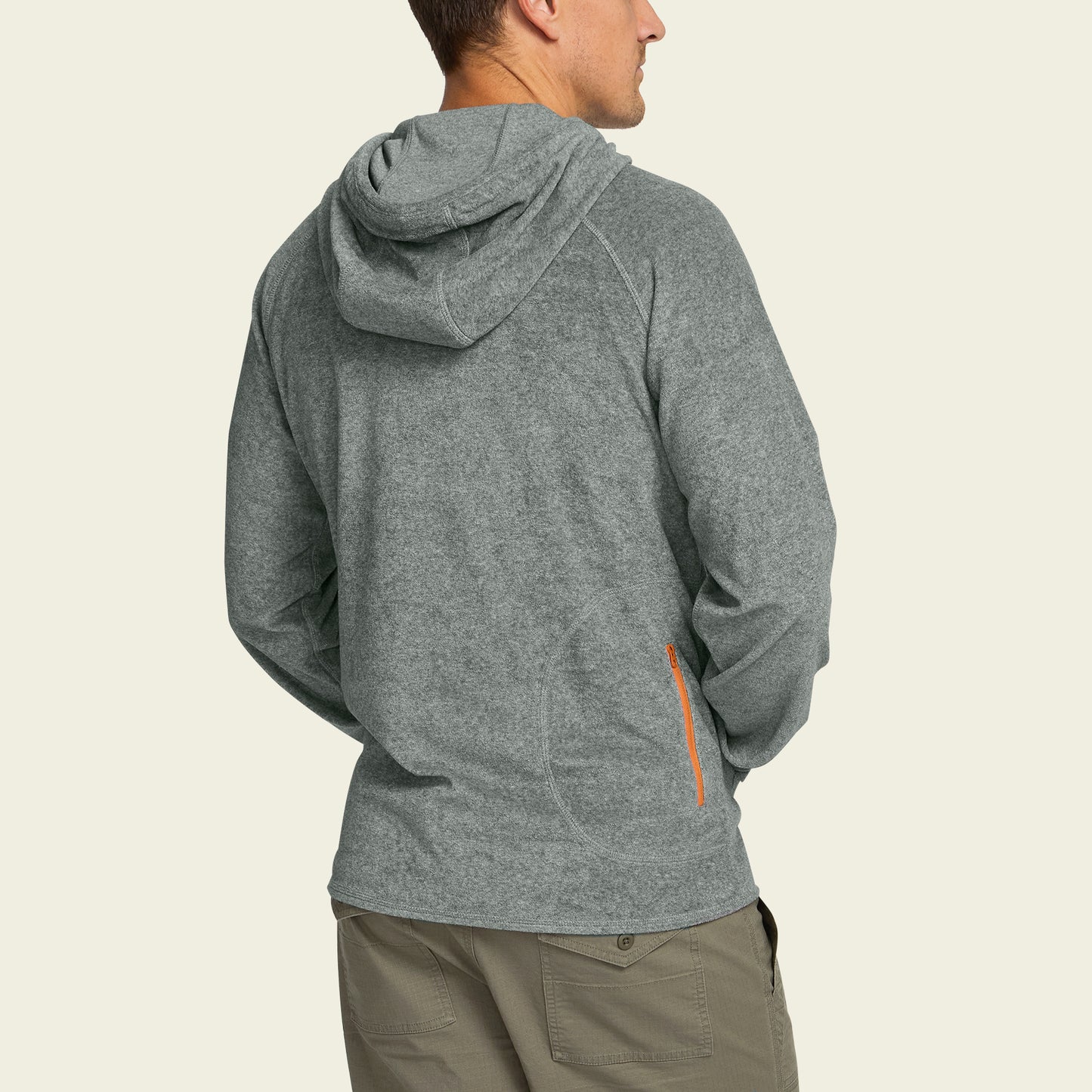 Terry Cloth Hoodie - Grey Heather