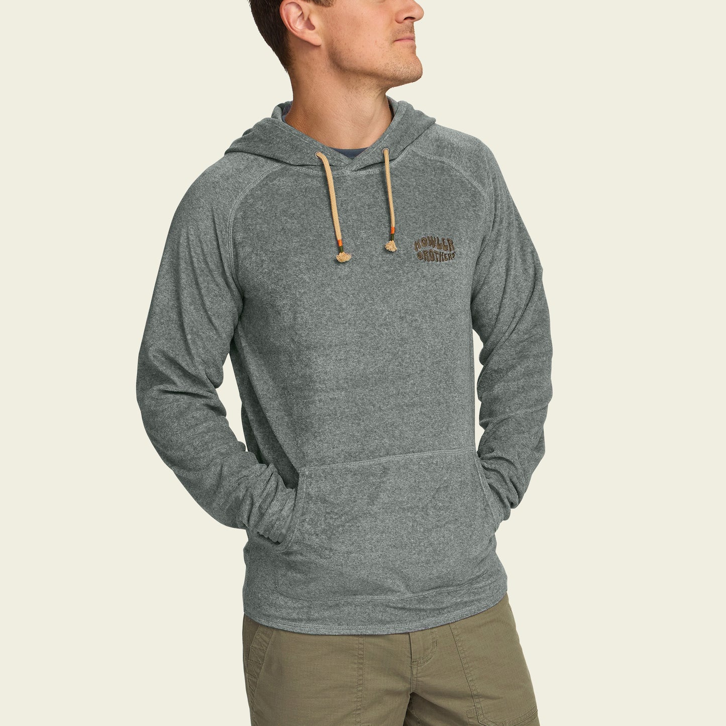 Terry Cloth Hoodie - Grey Heather