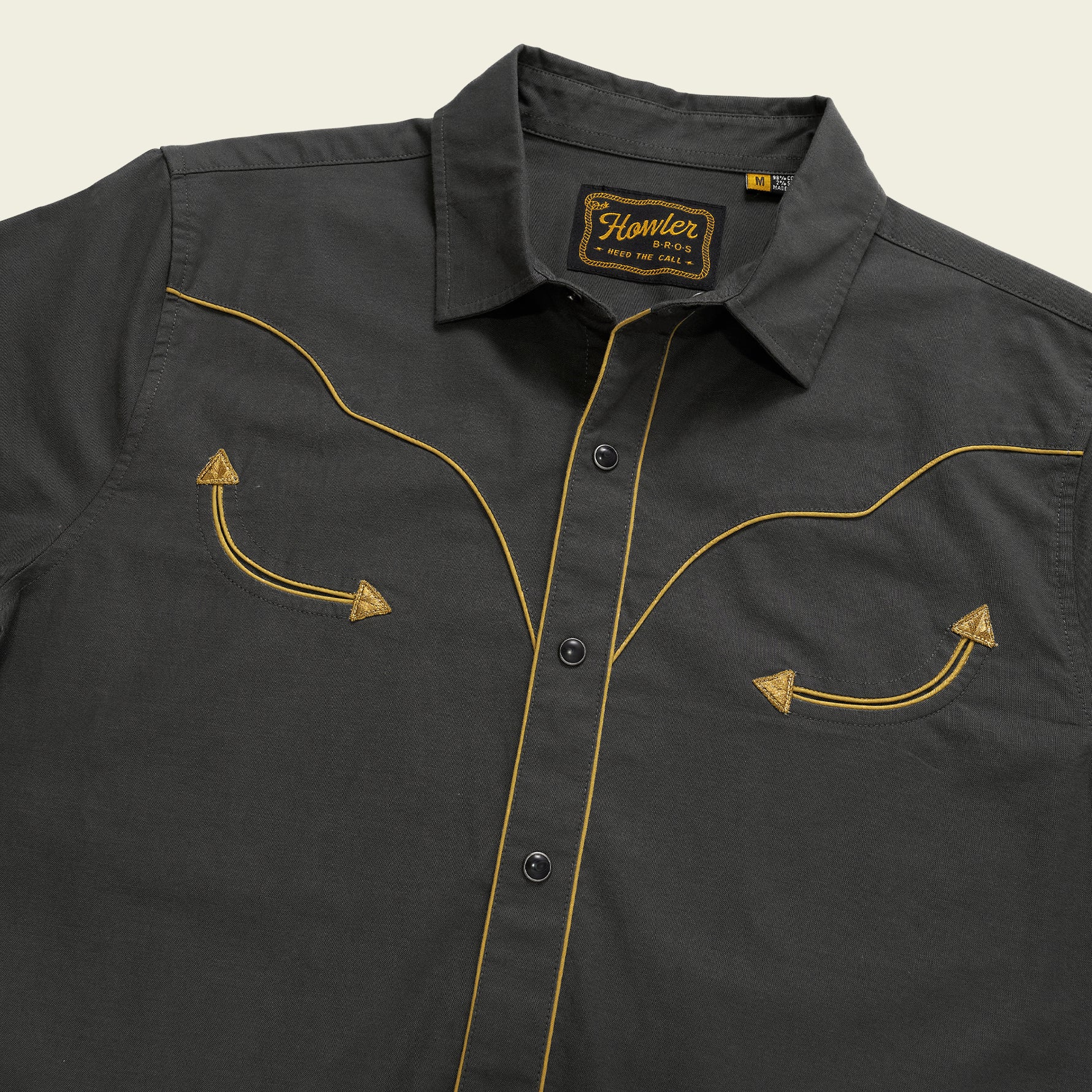 Broncbuster Snapshirt - Antique Black – HOWLER BROTHERS