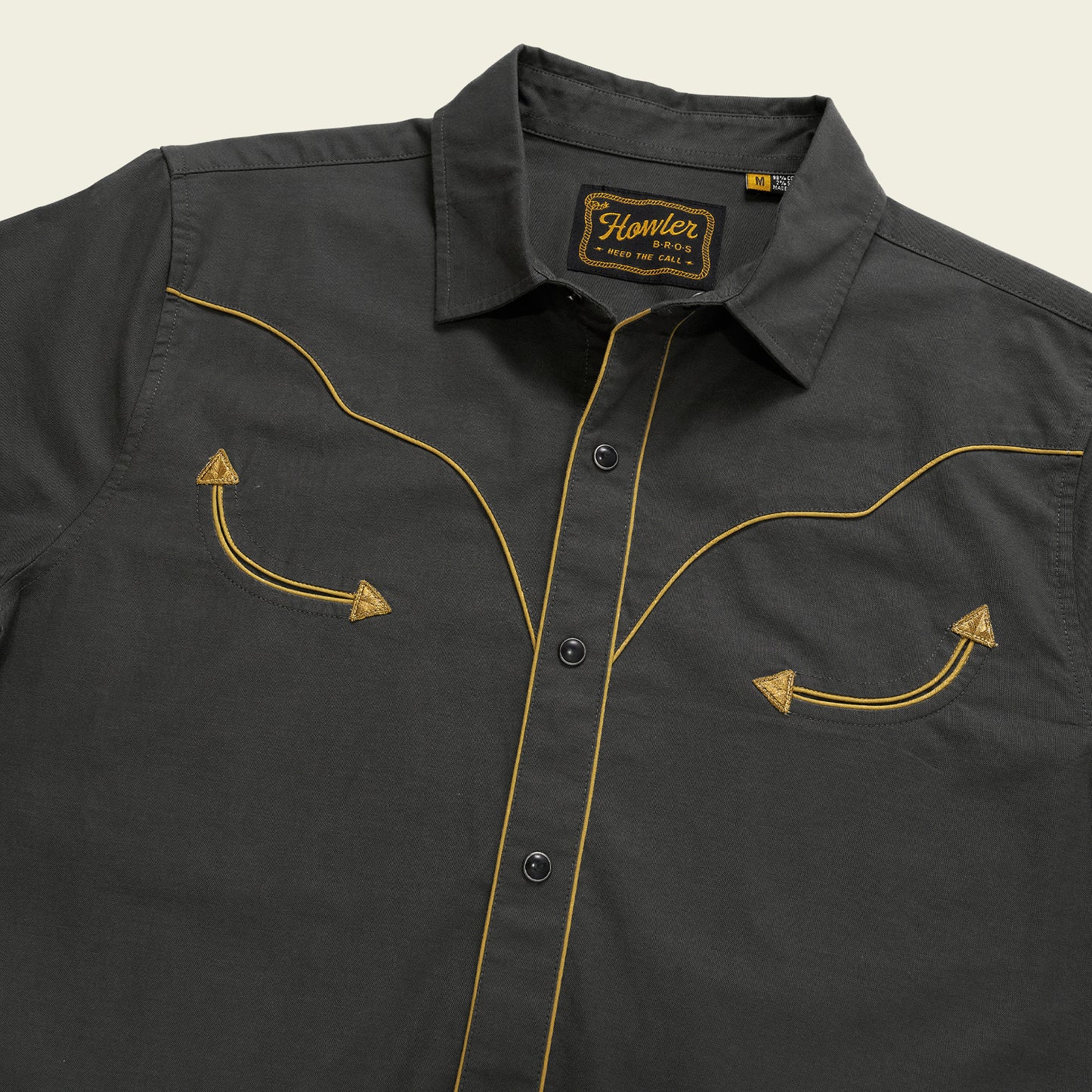 Broncbuster Snapshirt - Antique Black