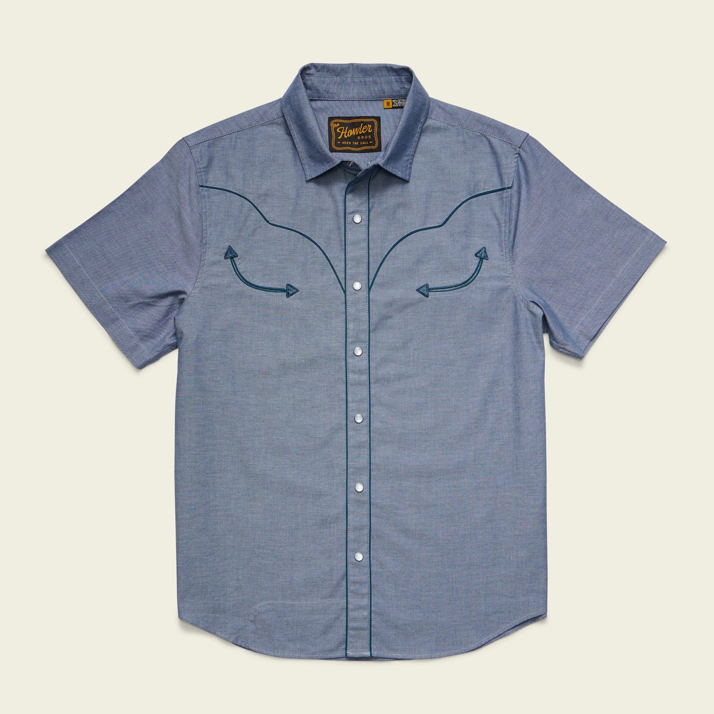 Broncbuster Snapshirt - Indigo