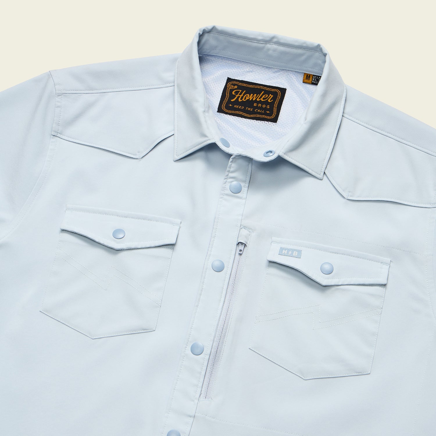 Chemise homme Howler Brothers grand bleu chambray H bar B Chemise homme Howler Brothers grand bleu chambray H bar B