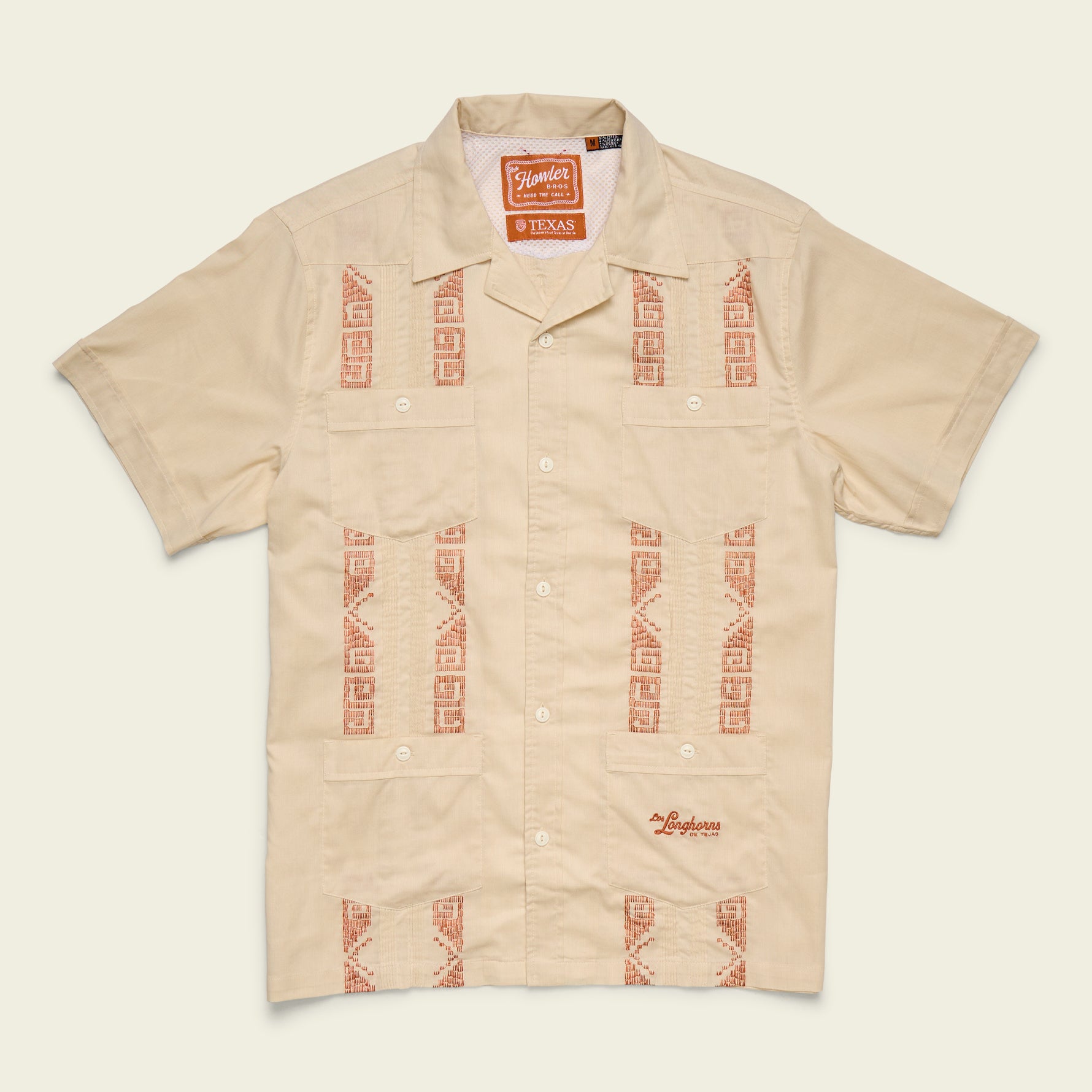 18ss TENDERLOIN GUAYABERA SHT L/S シャツ　M Texas Standard Men's Solid Guayabera Libre Shirt | TYLER'S