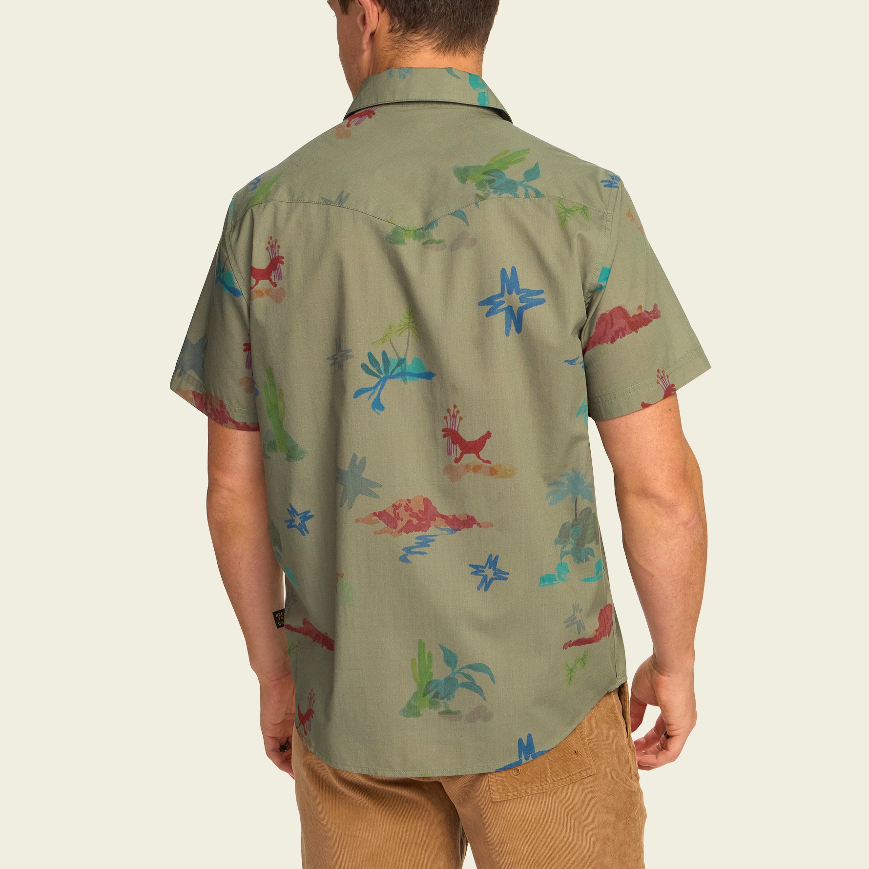 H Bar B Snapshirt - Vision Quest : Olive – HOWLER BROTHERS