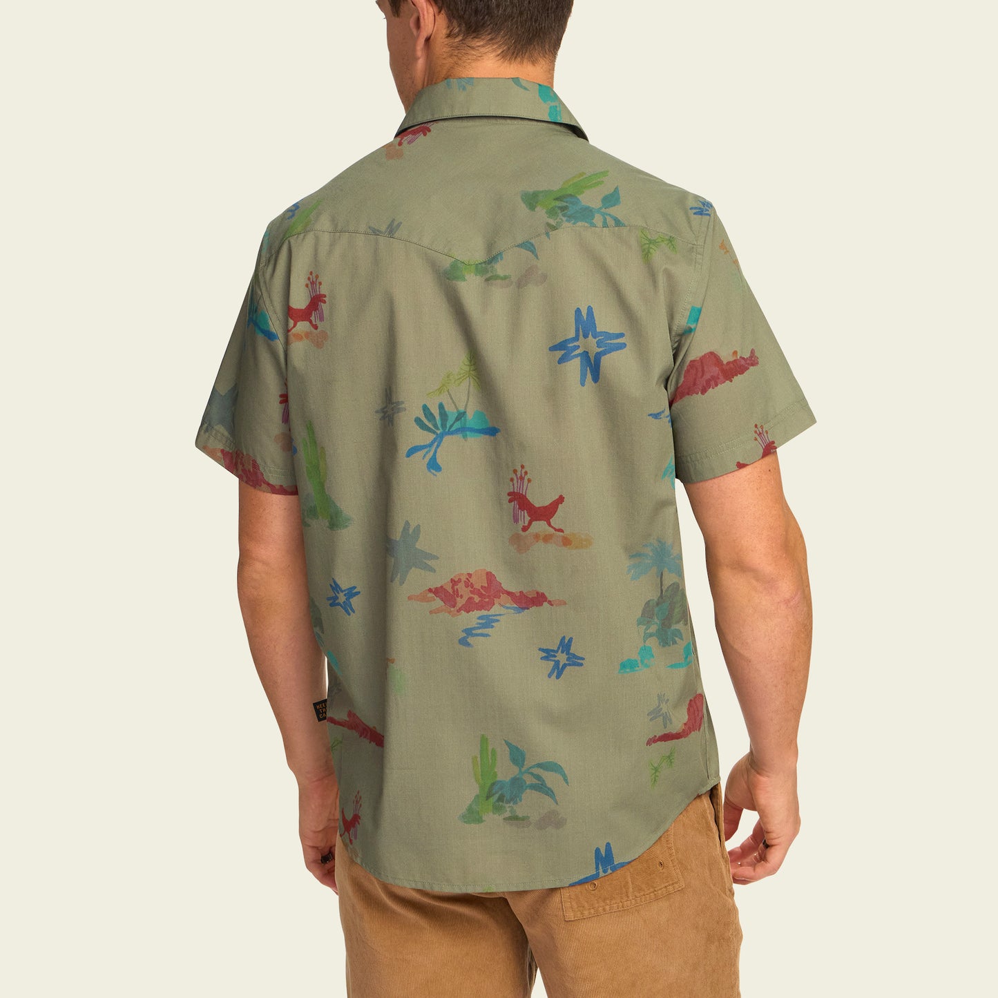 H Bar B Snapshirt - Vision Quest : Olive