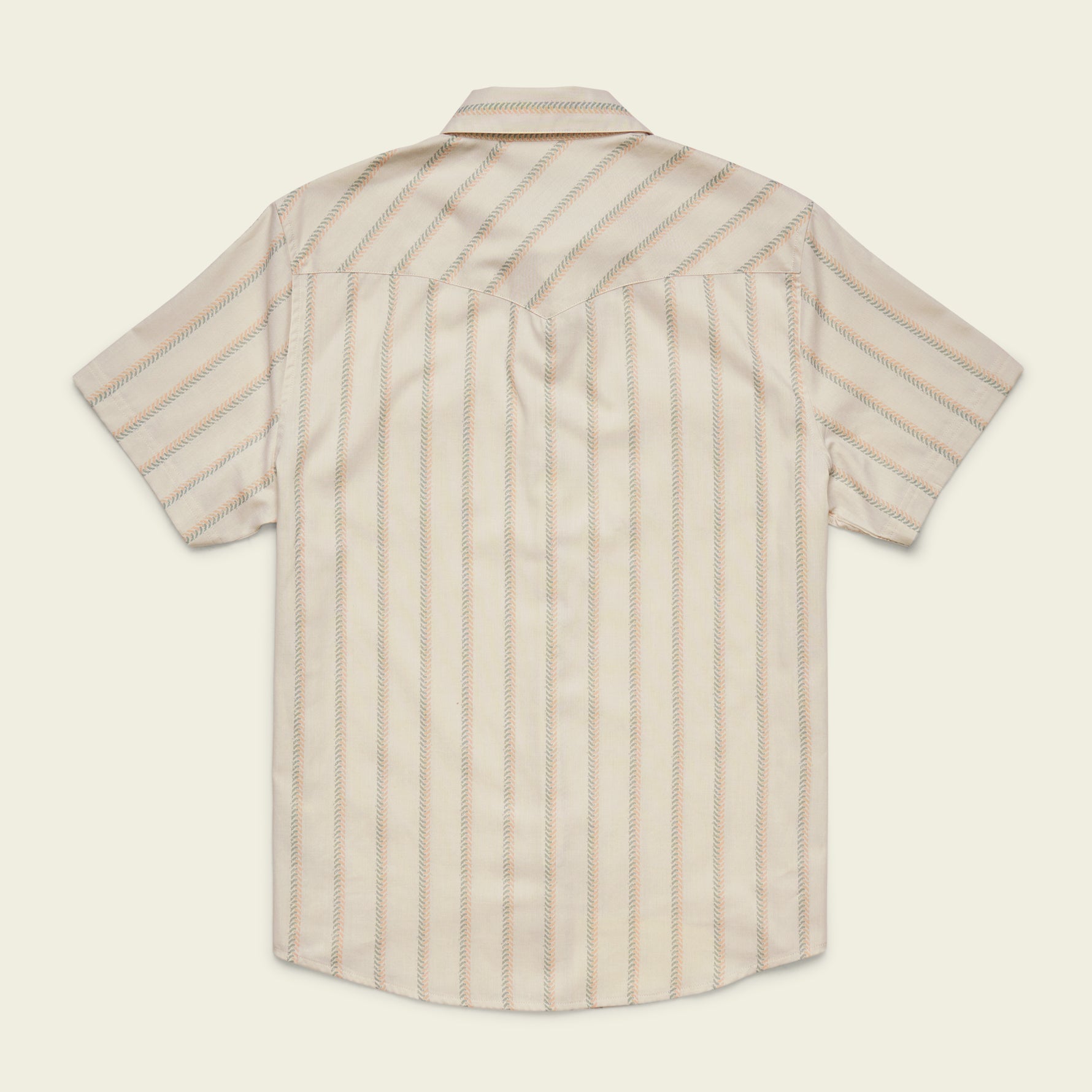 Land Cruiser H Bar B Snapshirt - Tracks : Off White – HOWLER BROTHERS
