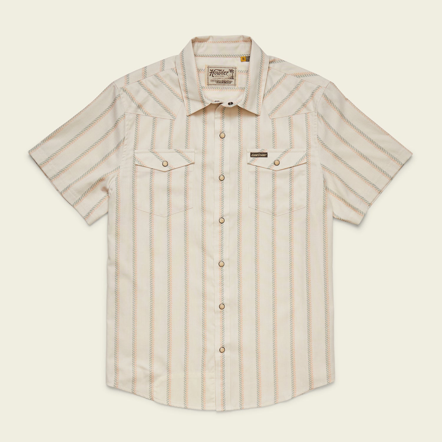 Land Cruiser H Bar B Snapshirt - Tracks : Off White