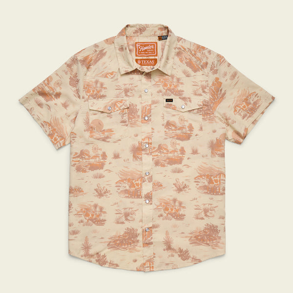Texas Longhorns H Bar B Snapshirt - Longhorn Country : Tejas Tan