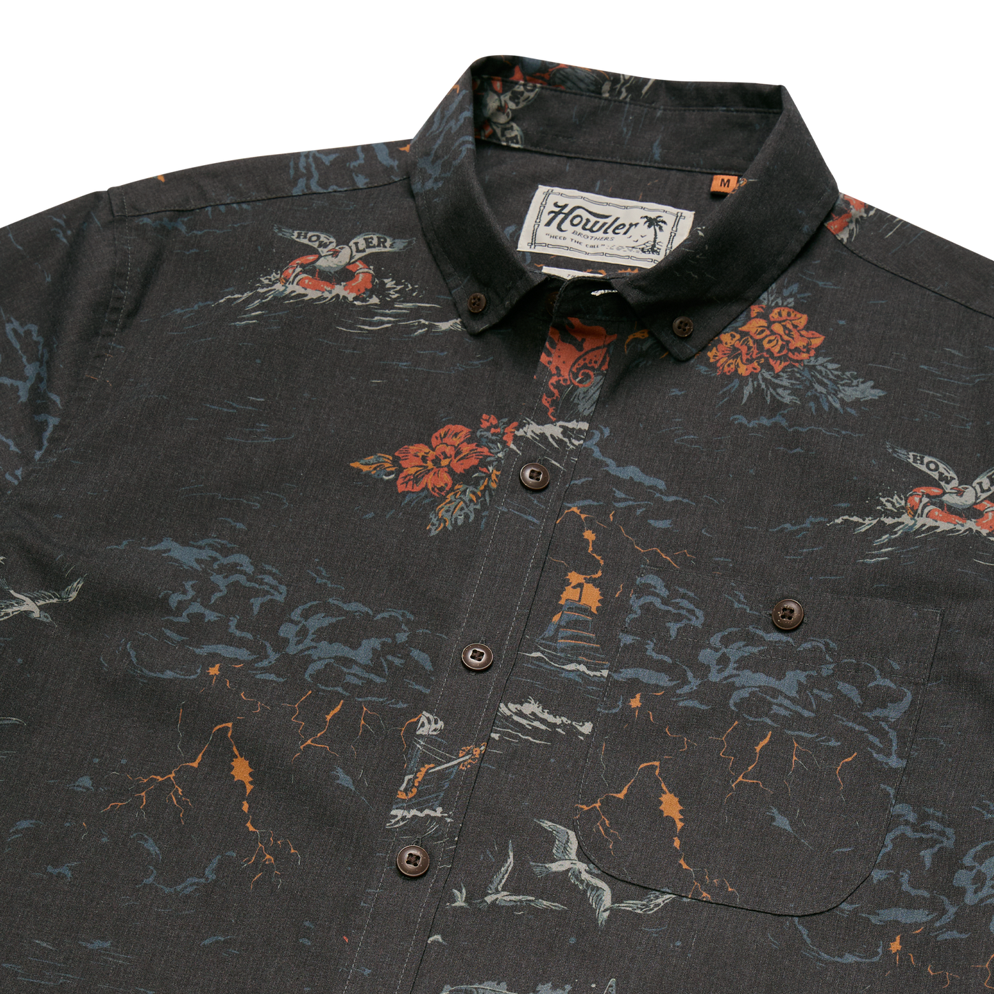 Bermuda Triangle Mansfield Shirt - Storm’s Eye : Antique Black