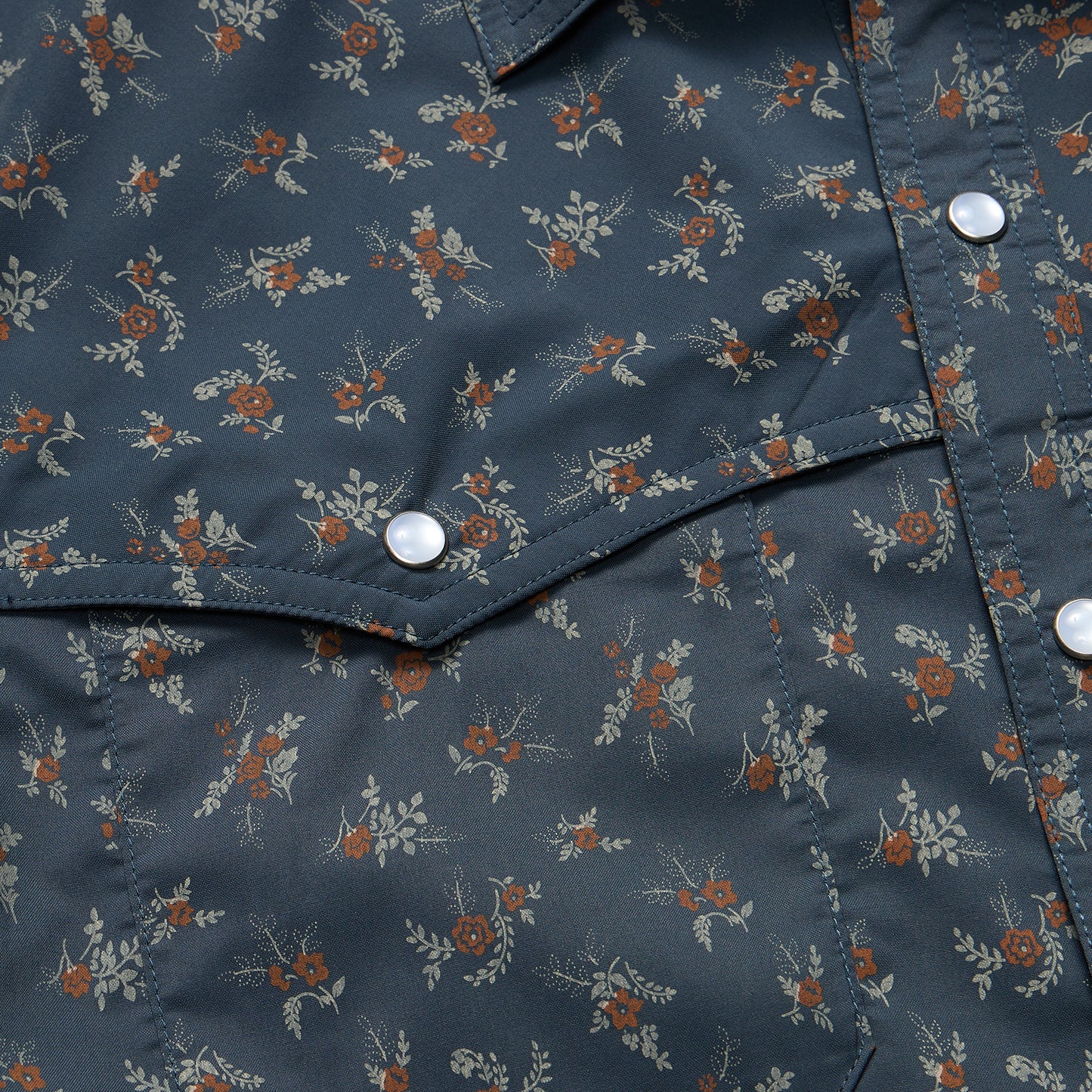 Open Country Tech Shirt - Rancher Floral : Dark Slate