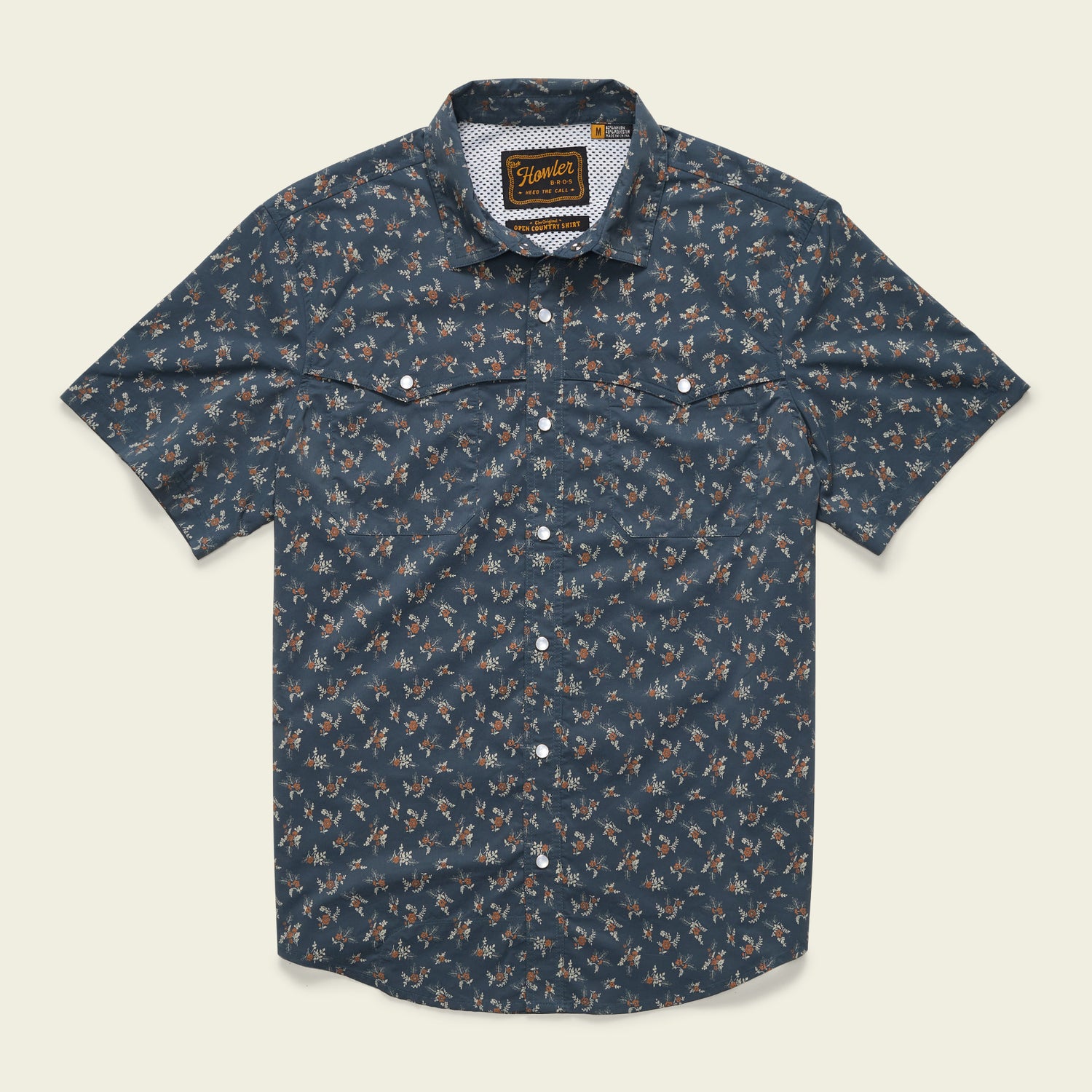 Open Country Tech Shirt - Rancher Floral : Dark Slate