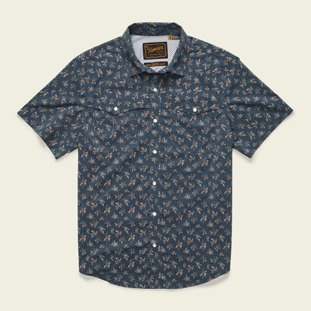 Open Country Tech Shirt - Rancher Floral : Dark Slate – HOWLER